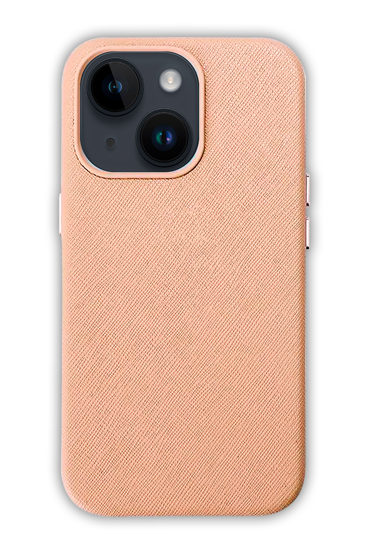 Camel - iPhone 14 - Leather Case (Logo)