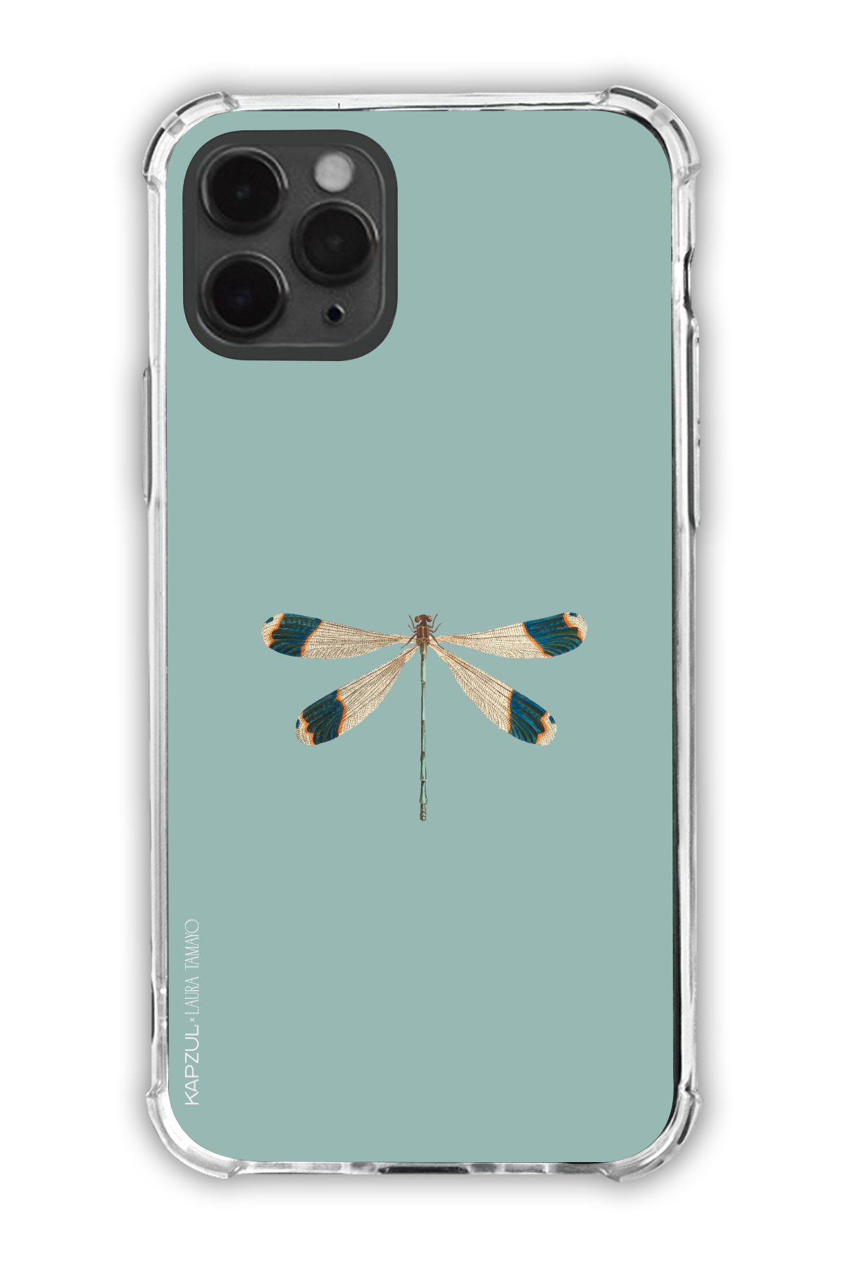 Green - Simple Design – Bug Case - iPhone 11 Pro - Transparent Case