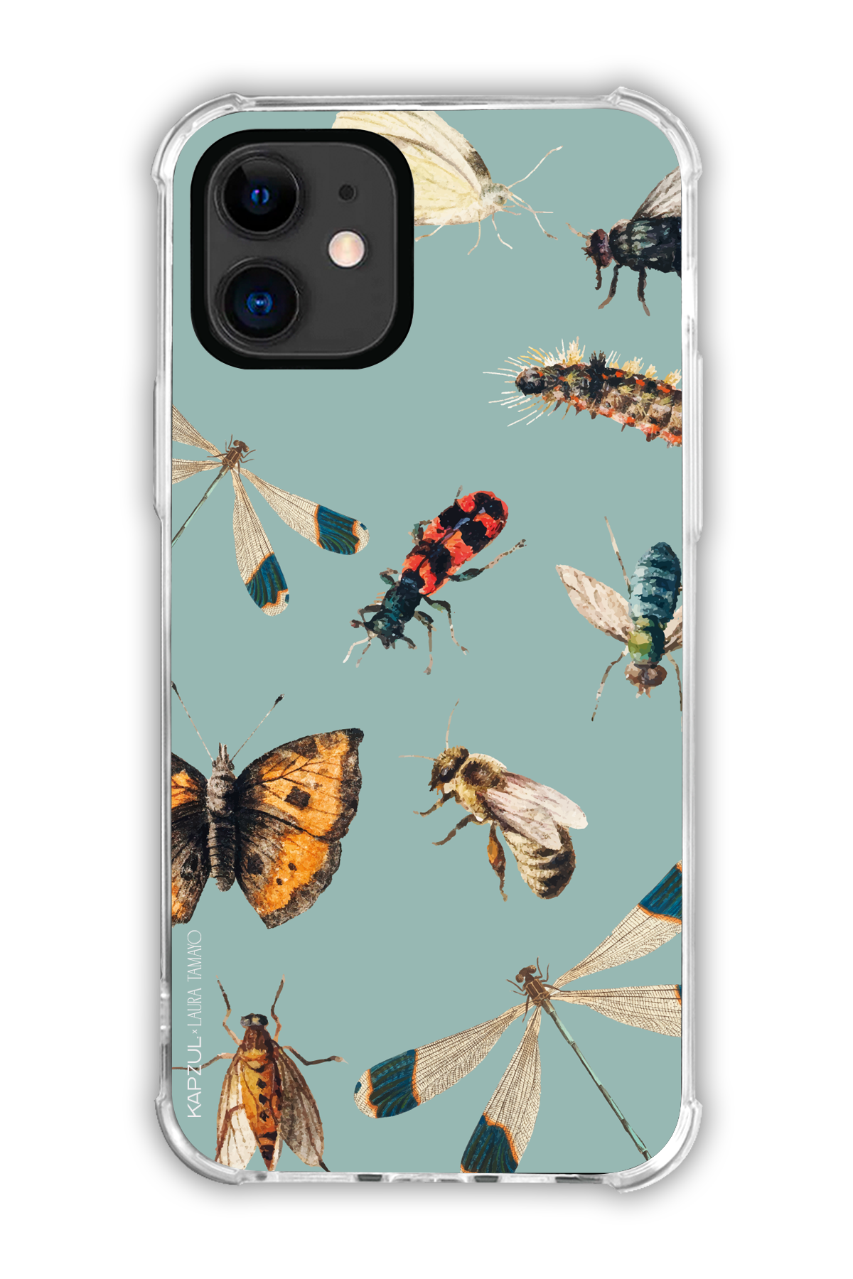 Green - Full Design – Bug Case - iPhone 11 - Transparent Case