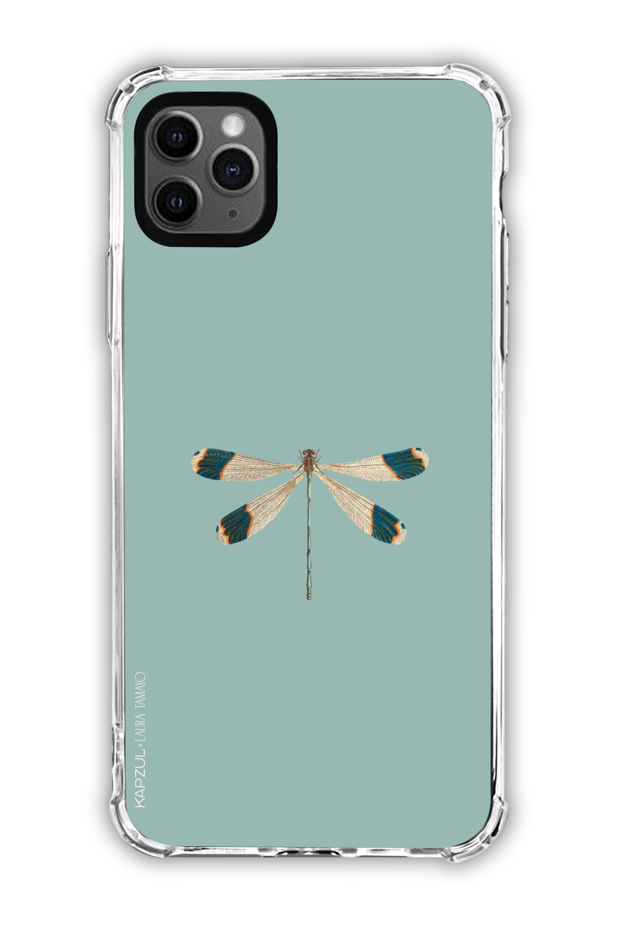 Green - Simple Design – Bug Case - iPhone 11 Pro Max - Transparent Case