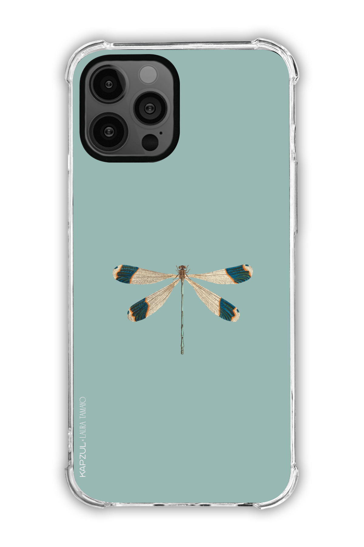 Green - Simple Design – Bug Case - iPhone 12 Pro Max - Transparent Case