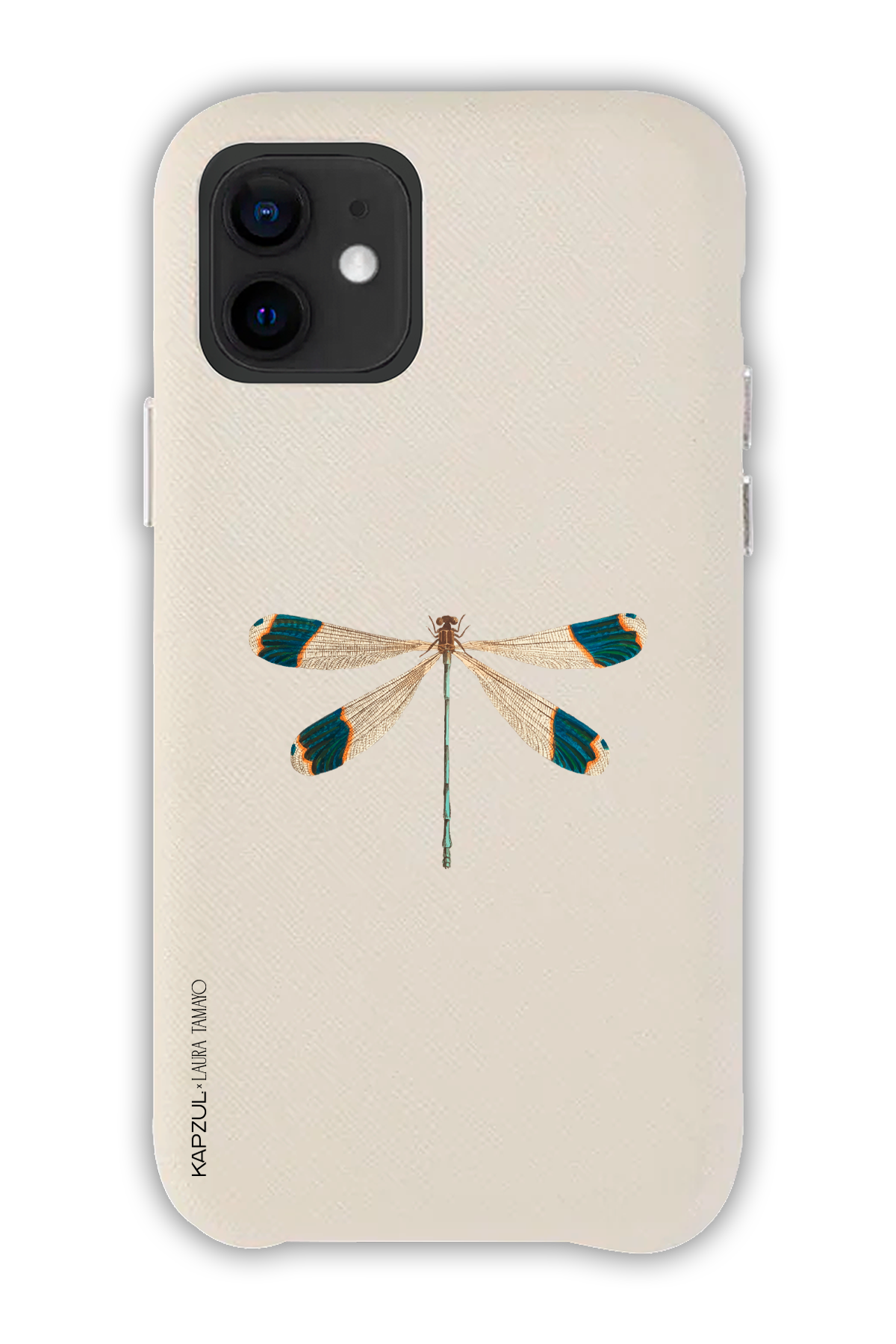 White - Simple Design – Bug Case - iPhone 12 - Leather Case