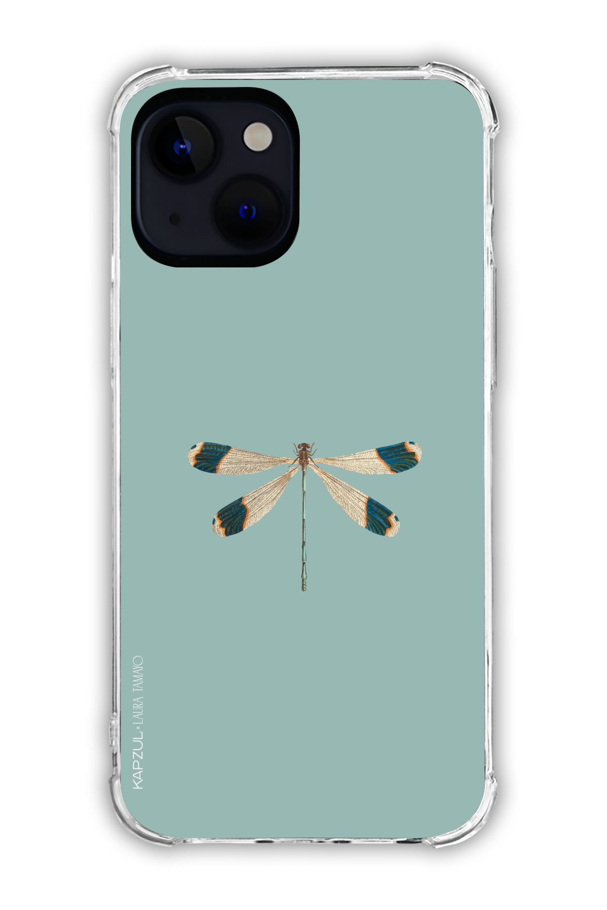 Green - Simple Design – Bug Case - iPhone 13 - Transparent Case