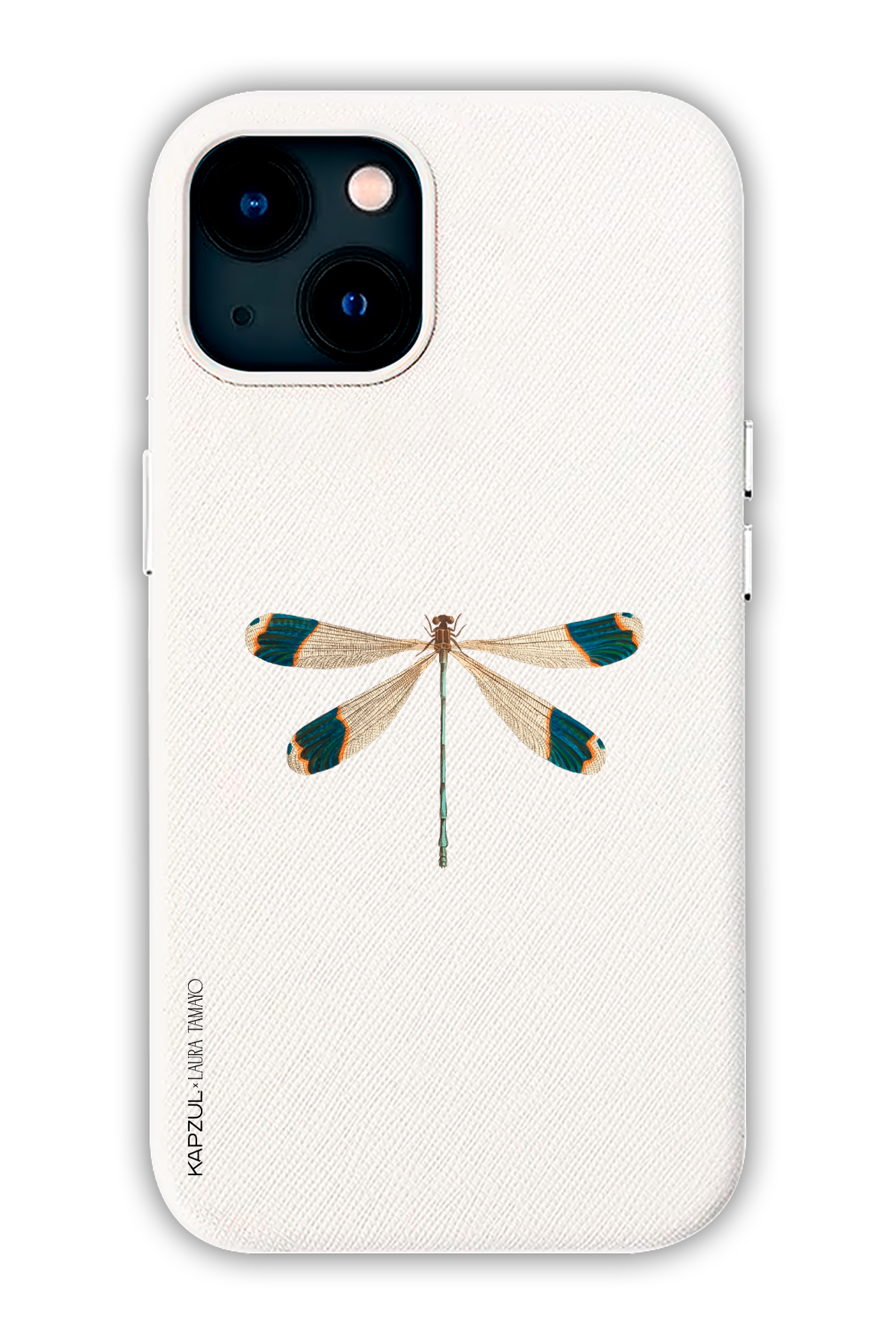 White - Simple Design – Bug Case - iPhone 13 - Leather Case