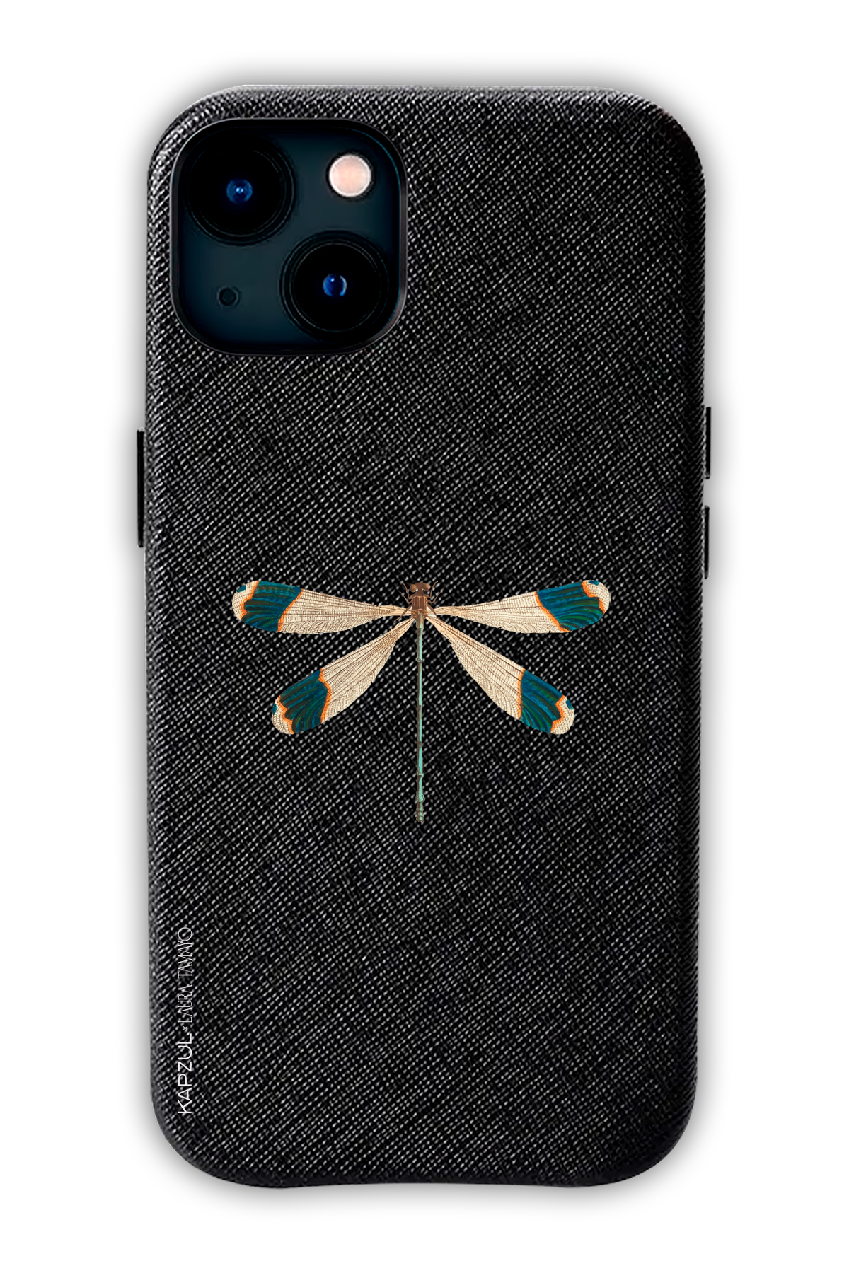 Black - Simple Design – Bug Case - iPhone 13 - Leather Case