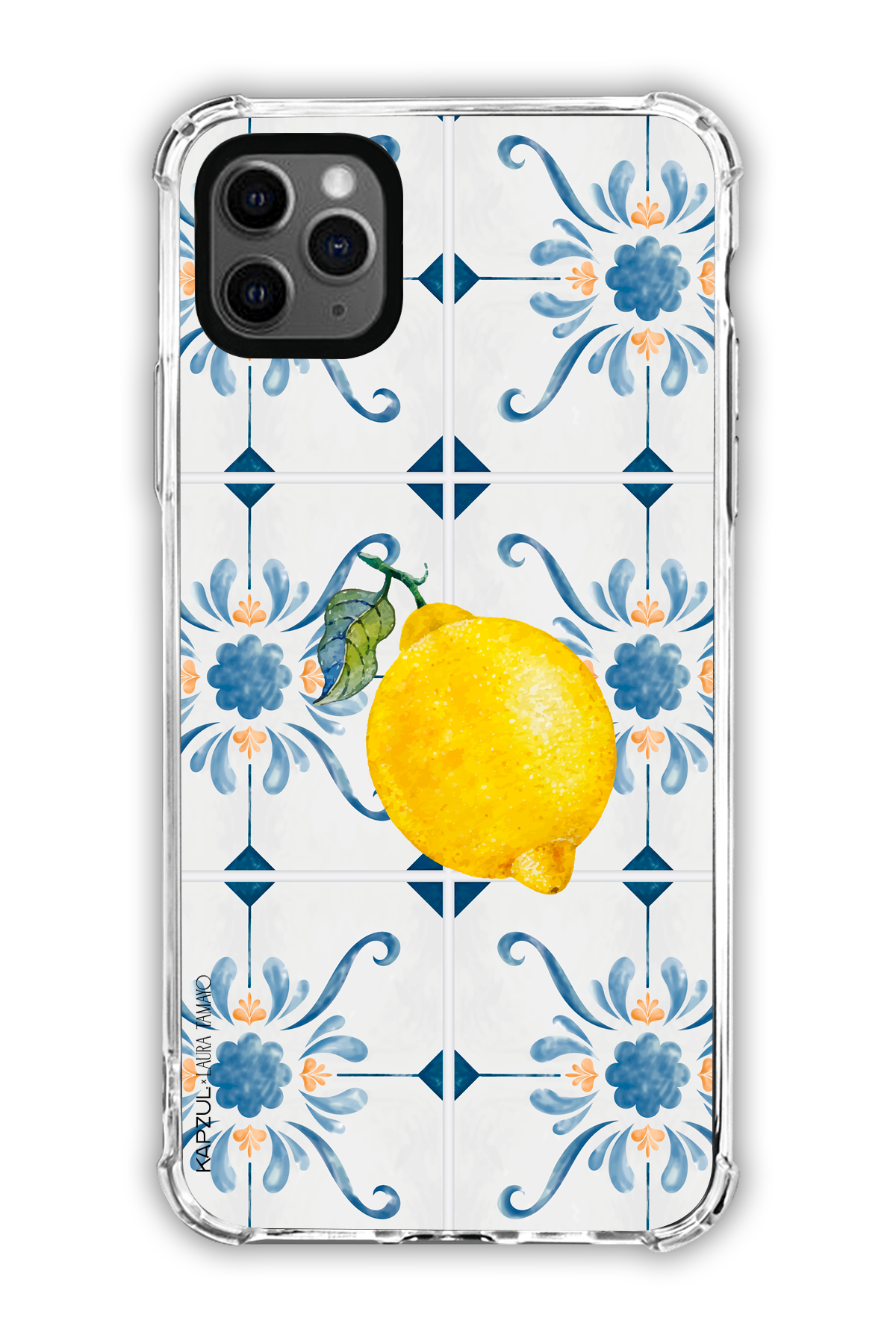 Full Design 1 – Lemons Case - iPhone 11 Pro Max - Transparent Case