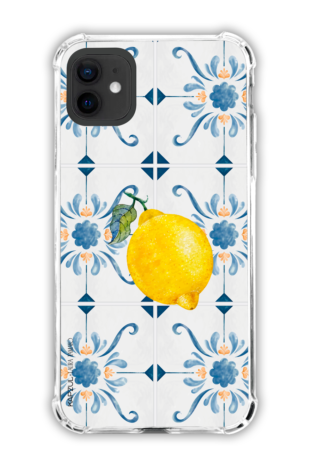 Full Design 1 – Lemons Case - iPhone 12 - Transparent Case