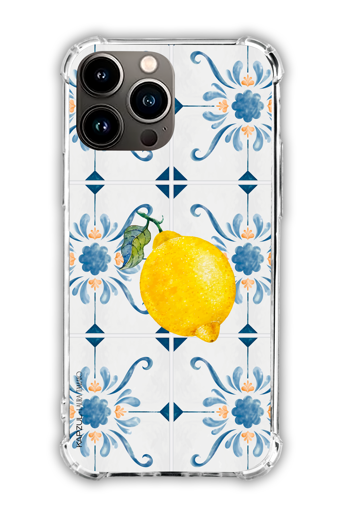 Full Design 1 – Lemons Case - iPhone 13 Pro Max - Transparent Case