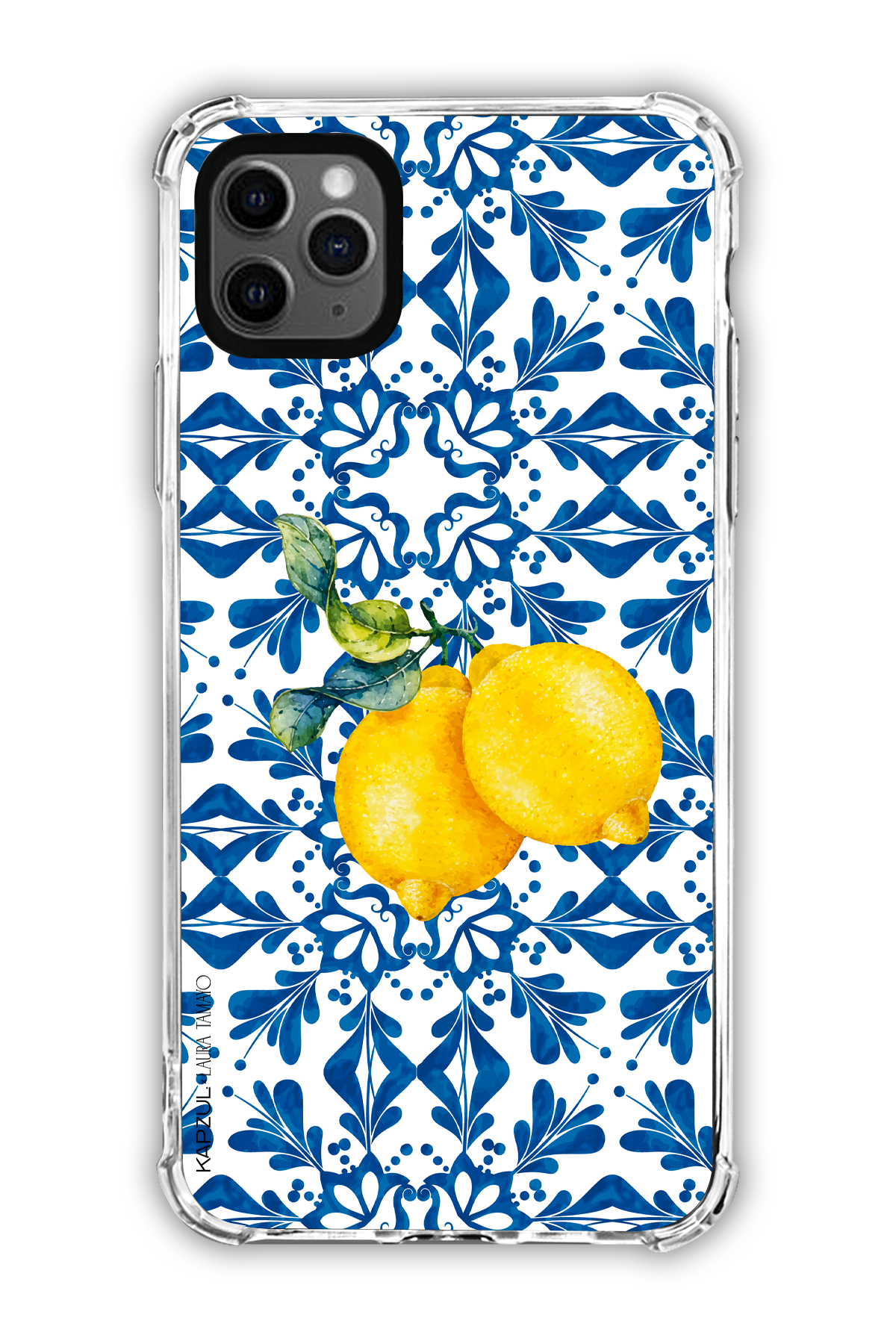 Full Design 2 – Lemons Case - iPhone 11 Pro Max - Transparent Case