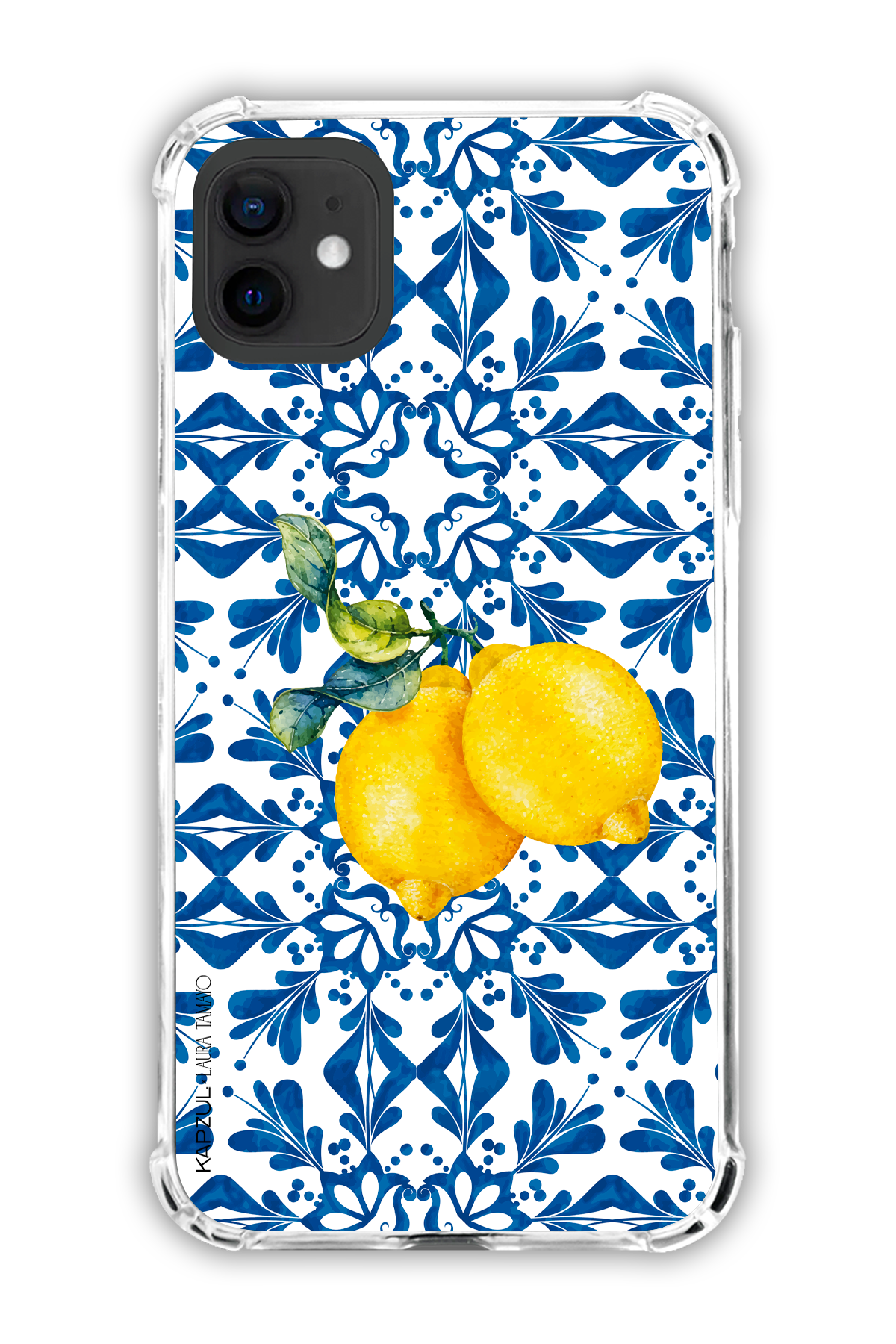 Full Design 2 – Lemons Case - iPhone 12 - Transparent Case