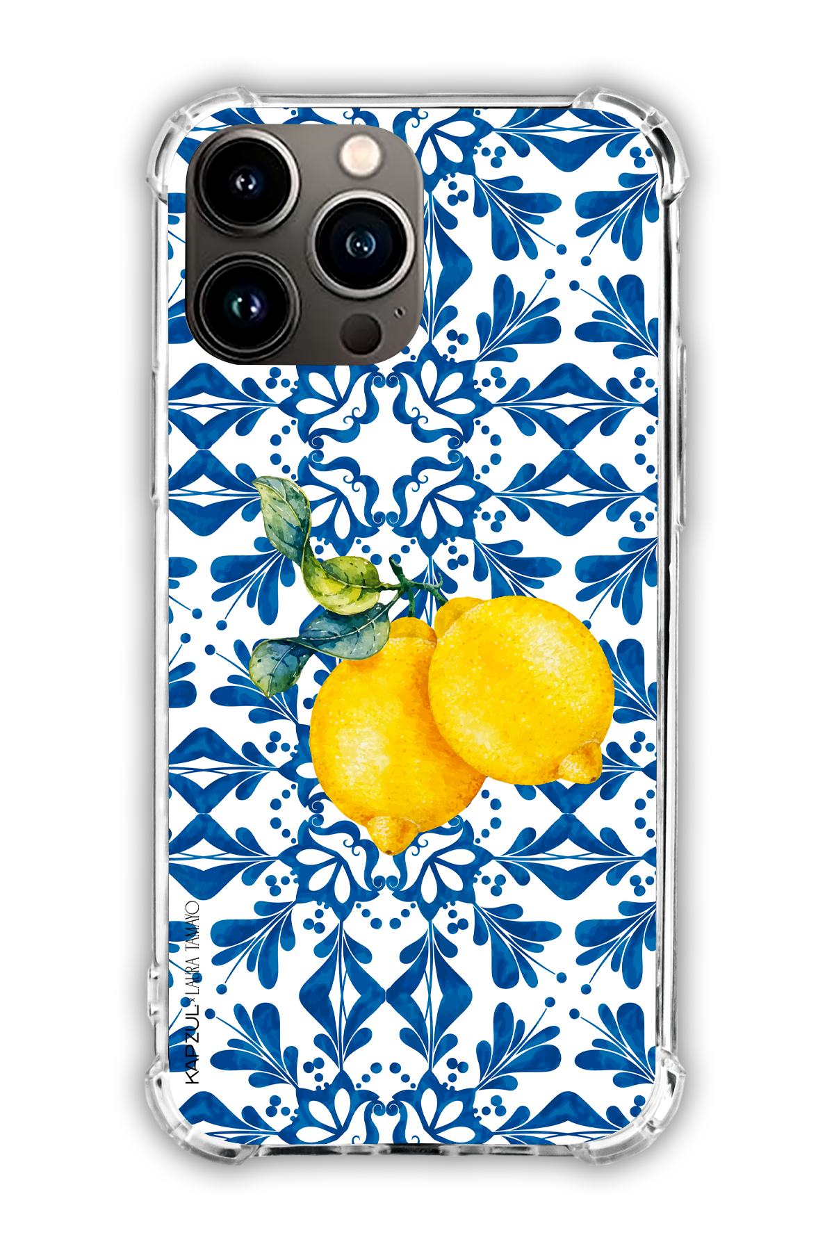 Full Design 2 – Lemons Case - iPhone 13 Pro Max - Transparent Case