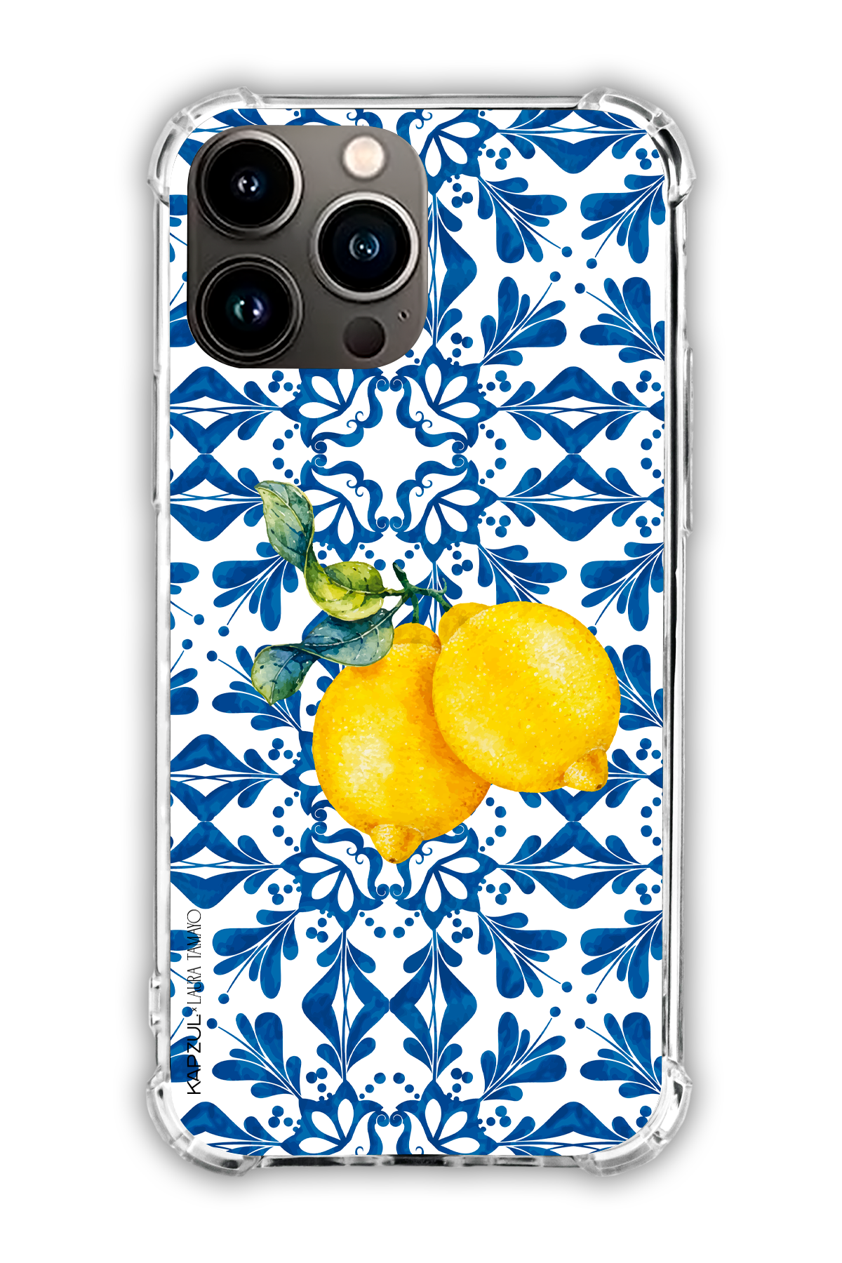 Full Design 2 – Lemons Case - iPhone 16 Pro Max - Transparent Case