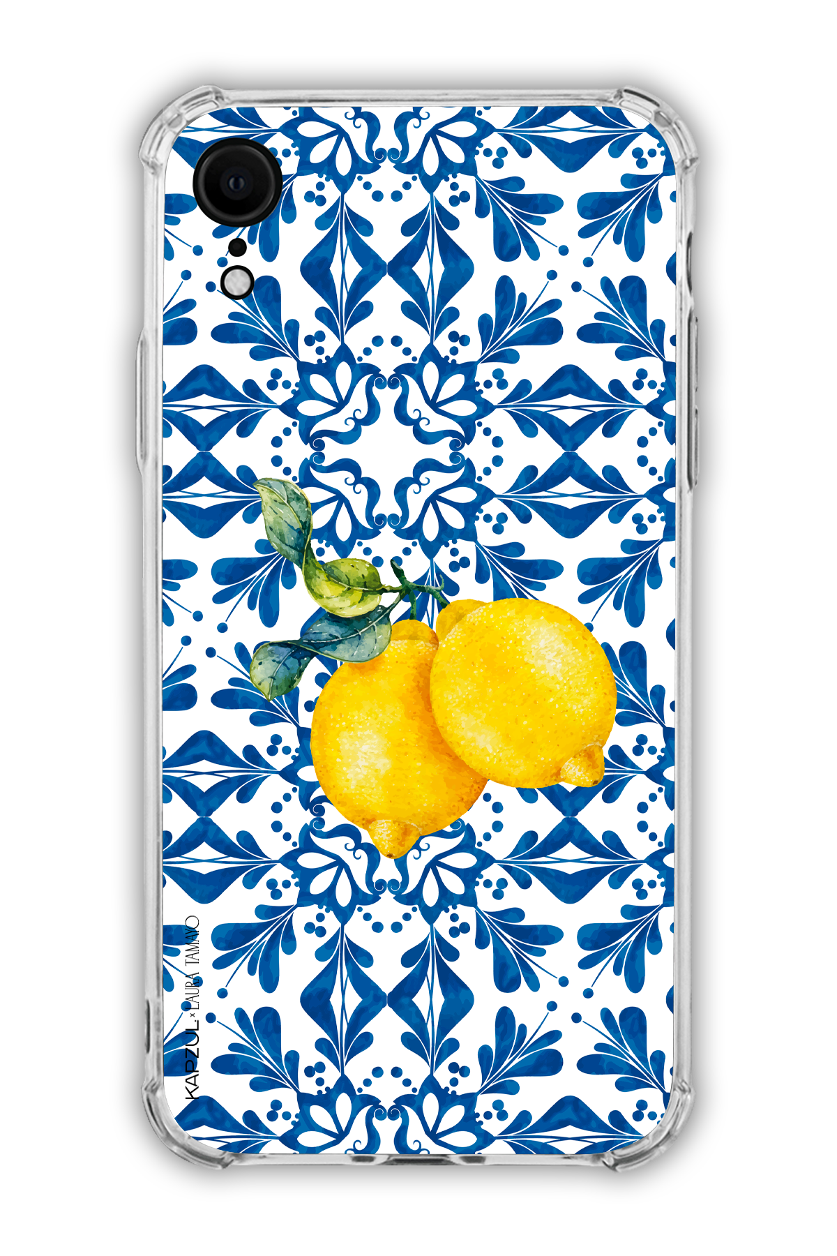 Full Design 2 – Lemons Case - iPhone XR - Transparent Case