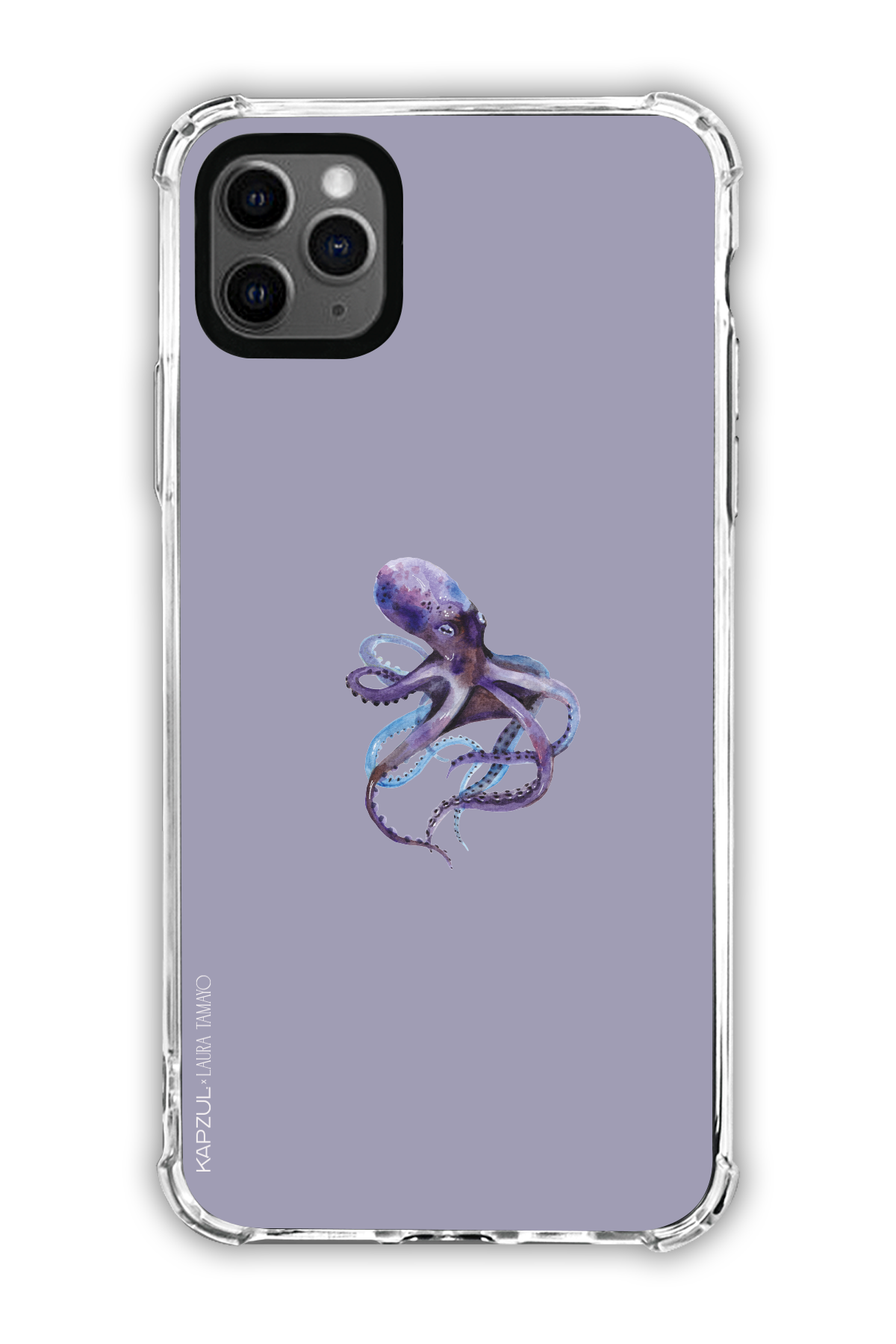 Purple - Simple Design – Marine Life Case - iPhone 11 Pro Max - Transparent Case