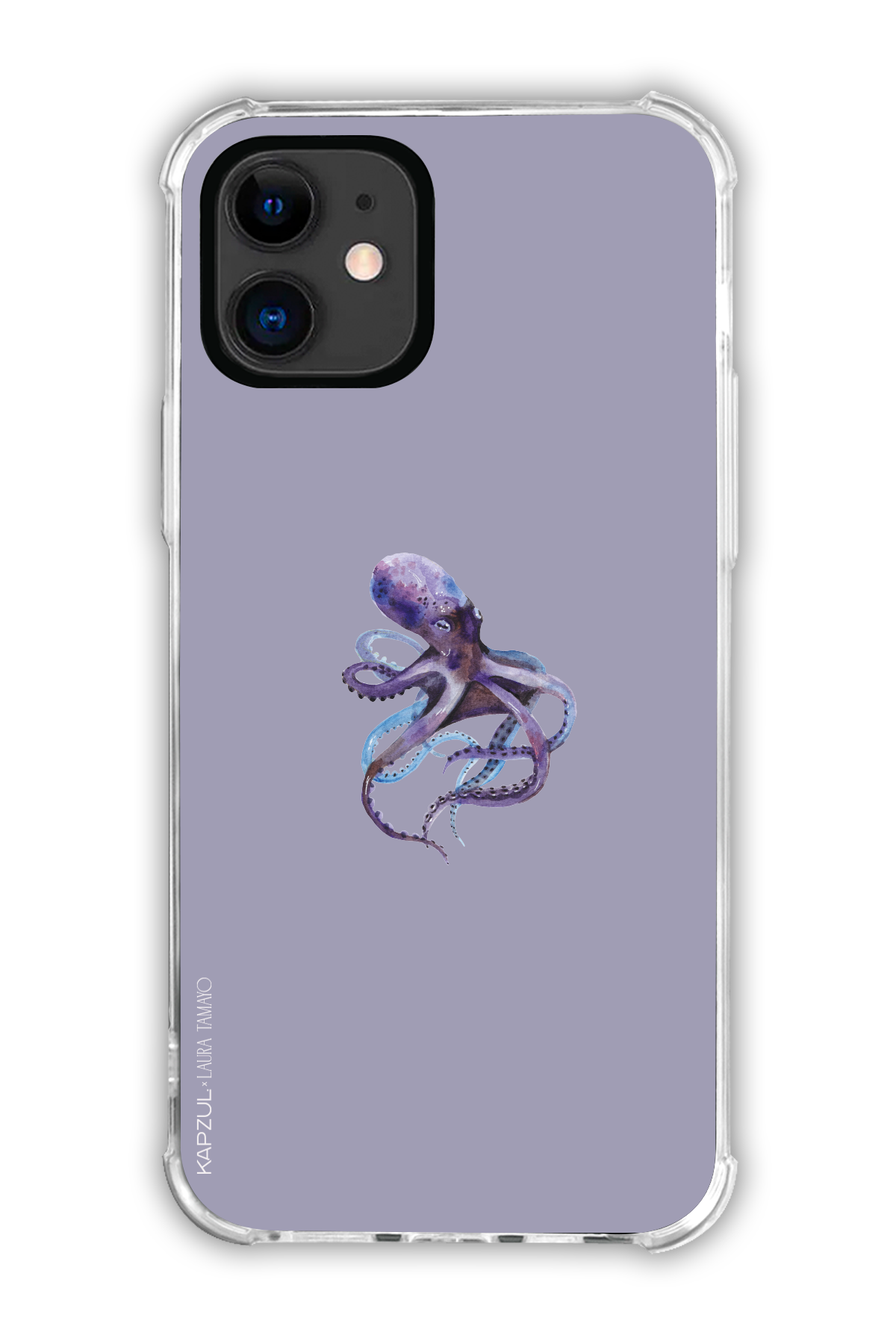 Purple - Simple Design – Marine Life Case - iPhone 11 - Transparent Case