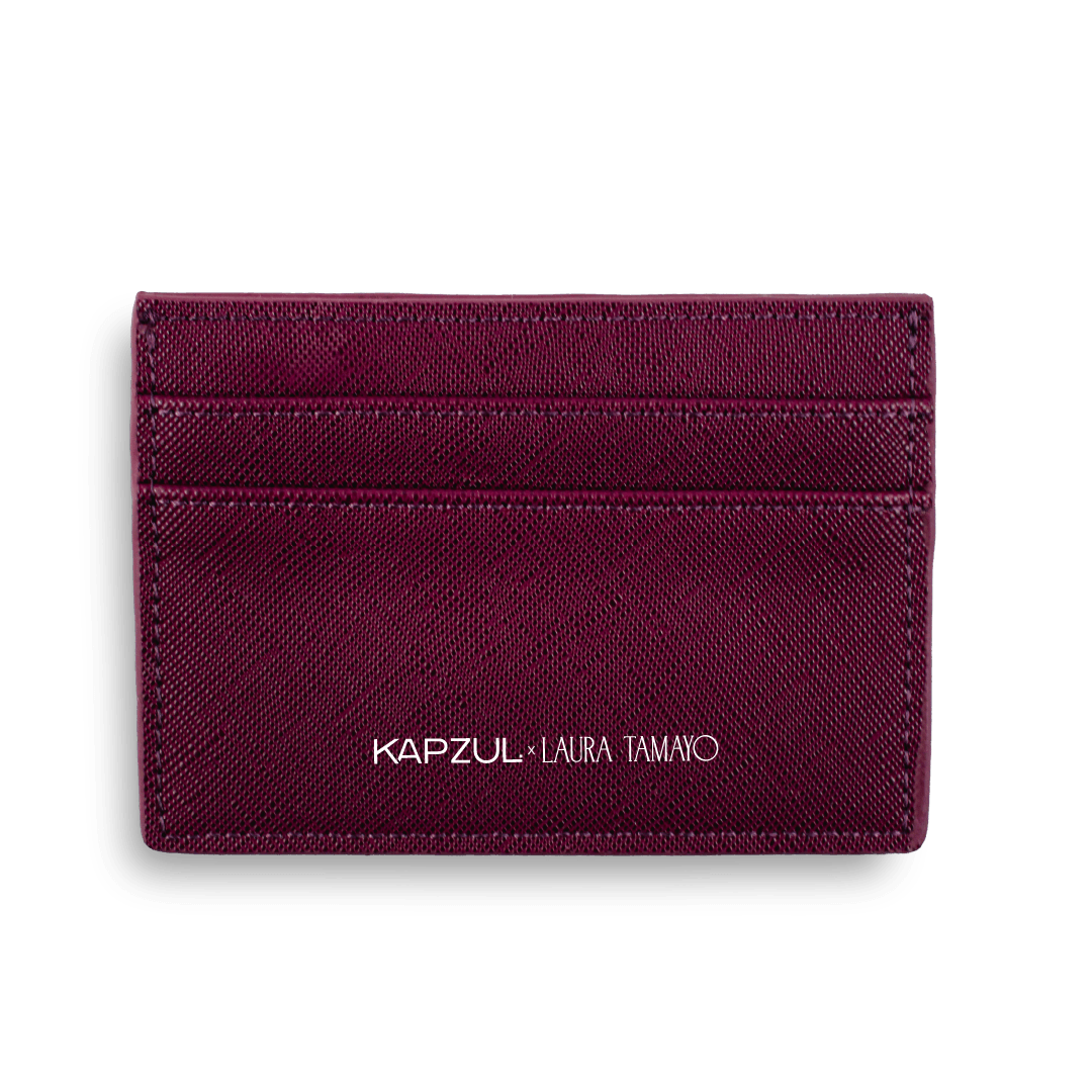 Burgundy - Oysters Collections - Card Holder