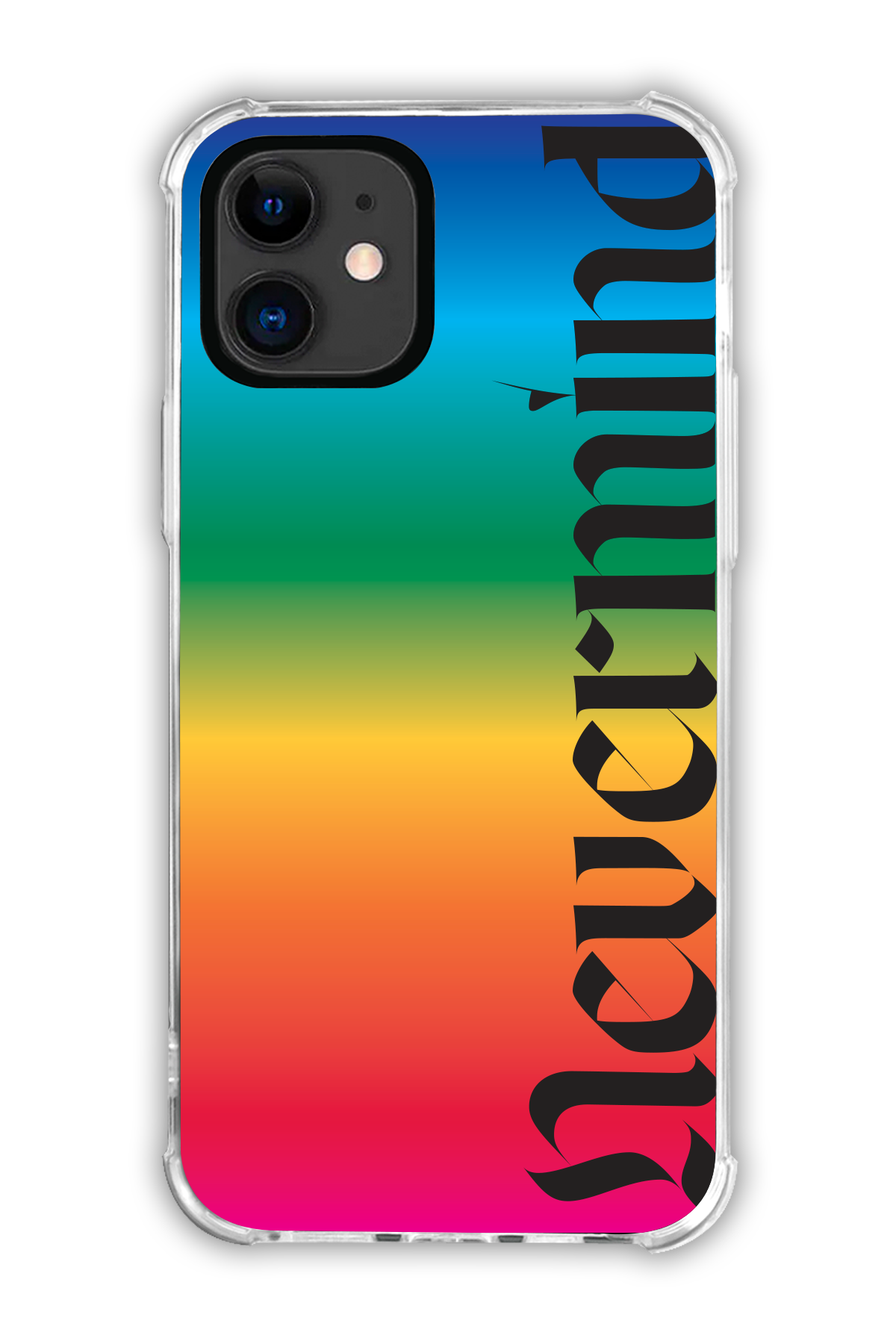 Nevermind - Rainbow - The Edgy One Collection - iPhone 11 - Transparent Case