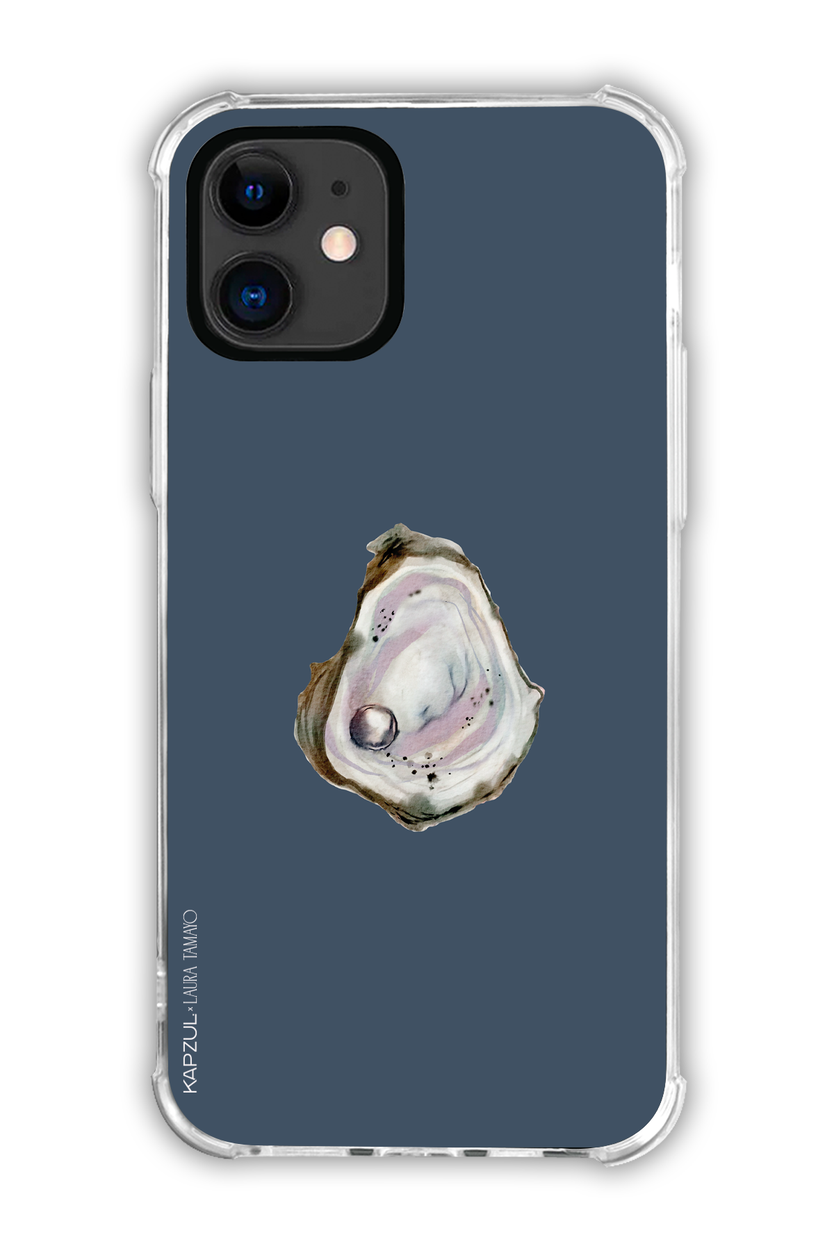 Black - Simple Design – Oysters Case - iPhone 11 - Transparent Case