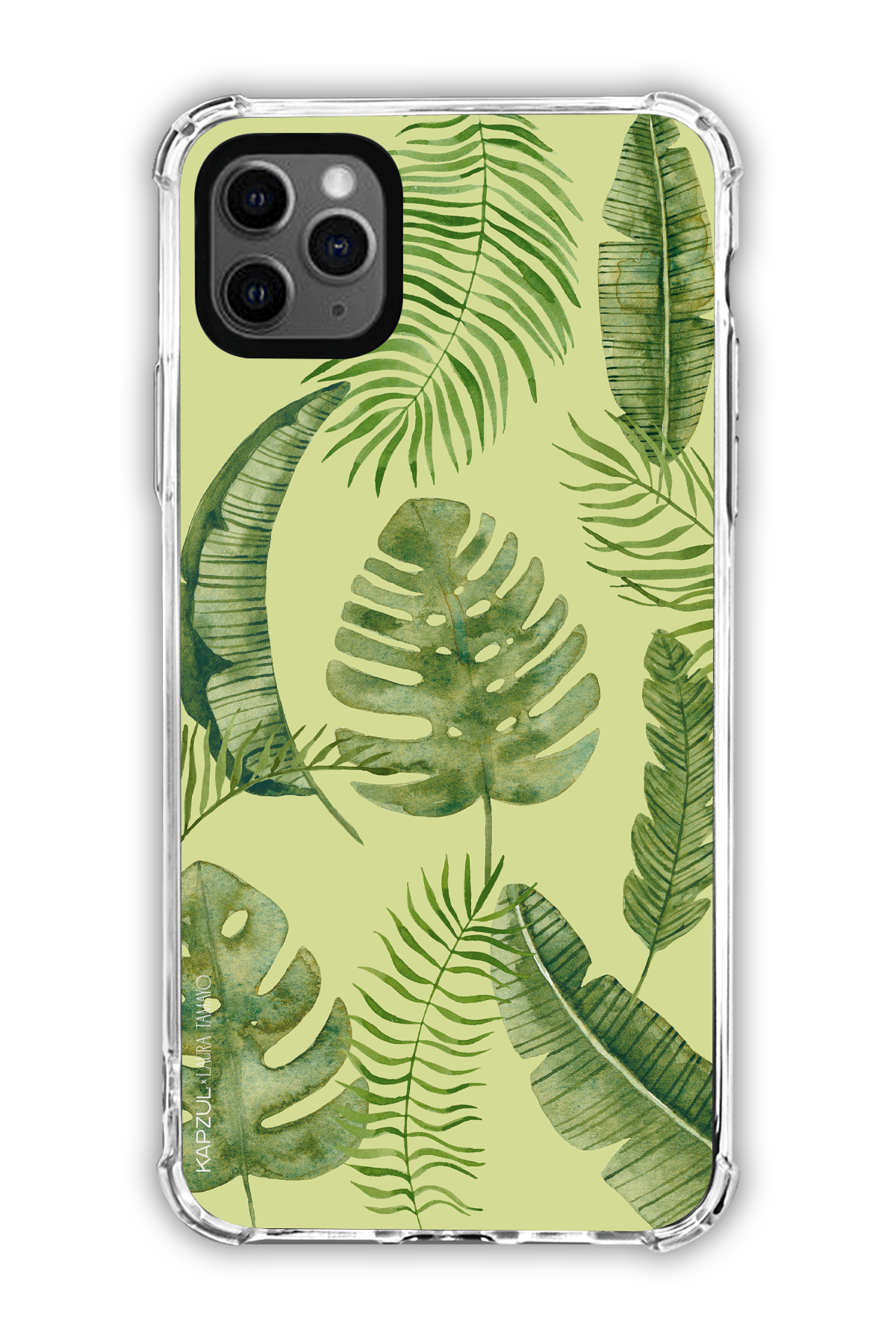 Green - Full Design – Plants Case - iPhone 11 Pro Max - Transparent Case