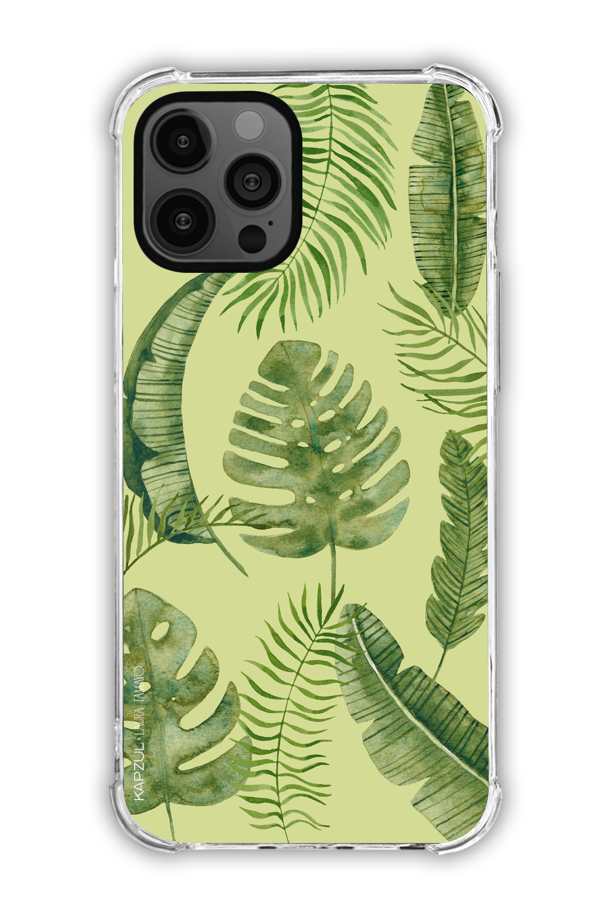 Green - Full Design – Plants Case - iPhone 12 Pro Max - Transparent Case