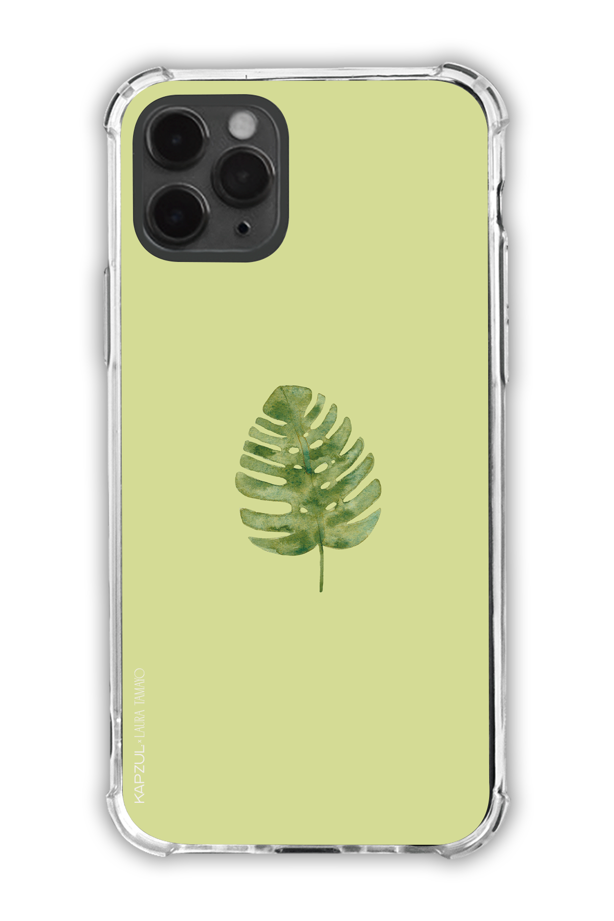 Green - Simple Design – Plants Case - iPhone 11 Pro - Transparent Case