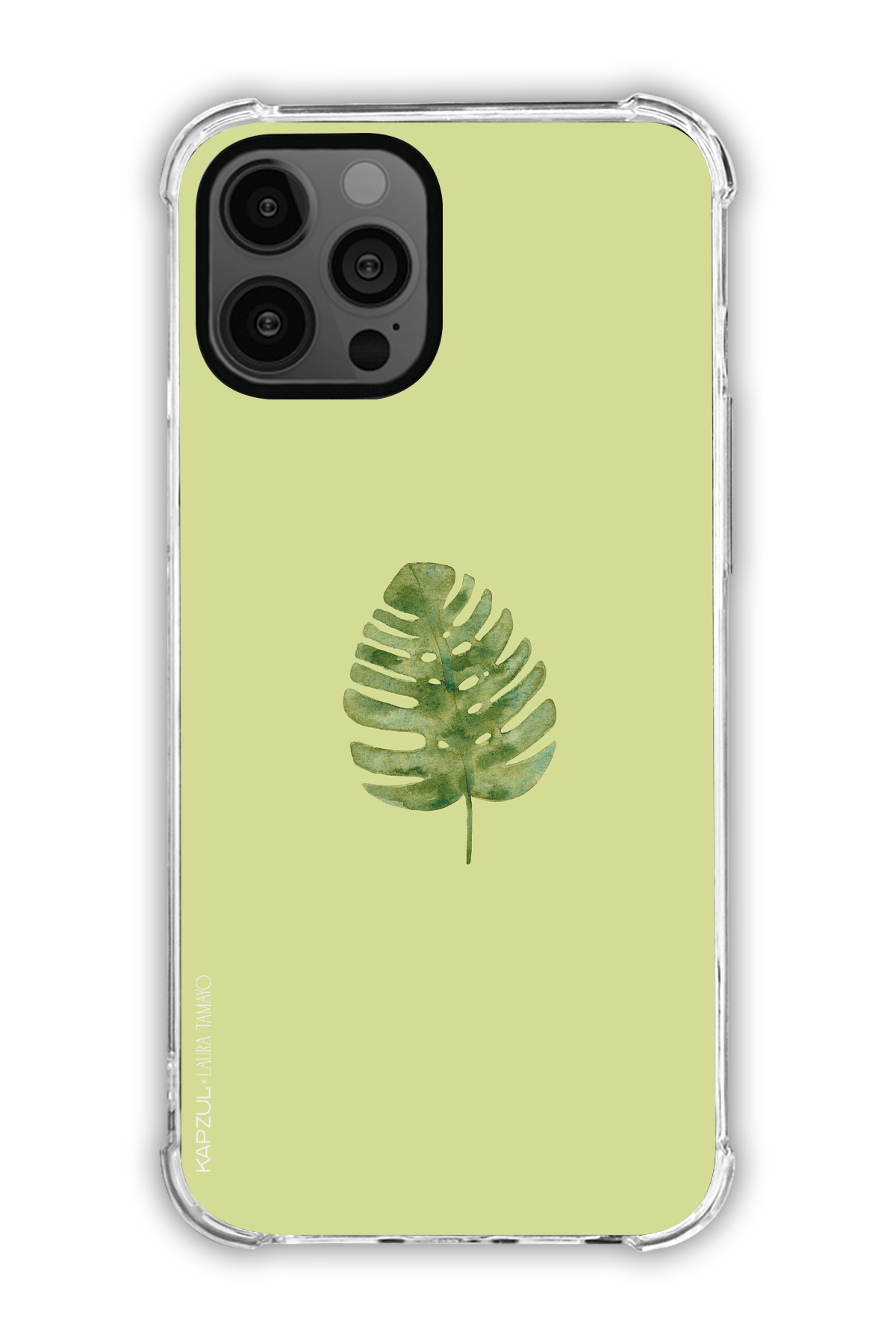 Green - Simple Design – Plants Case - iPhone 12 Pro Max- Transparent Case