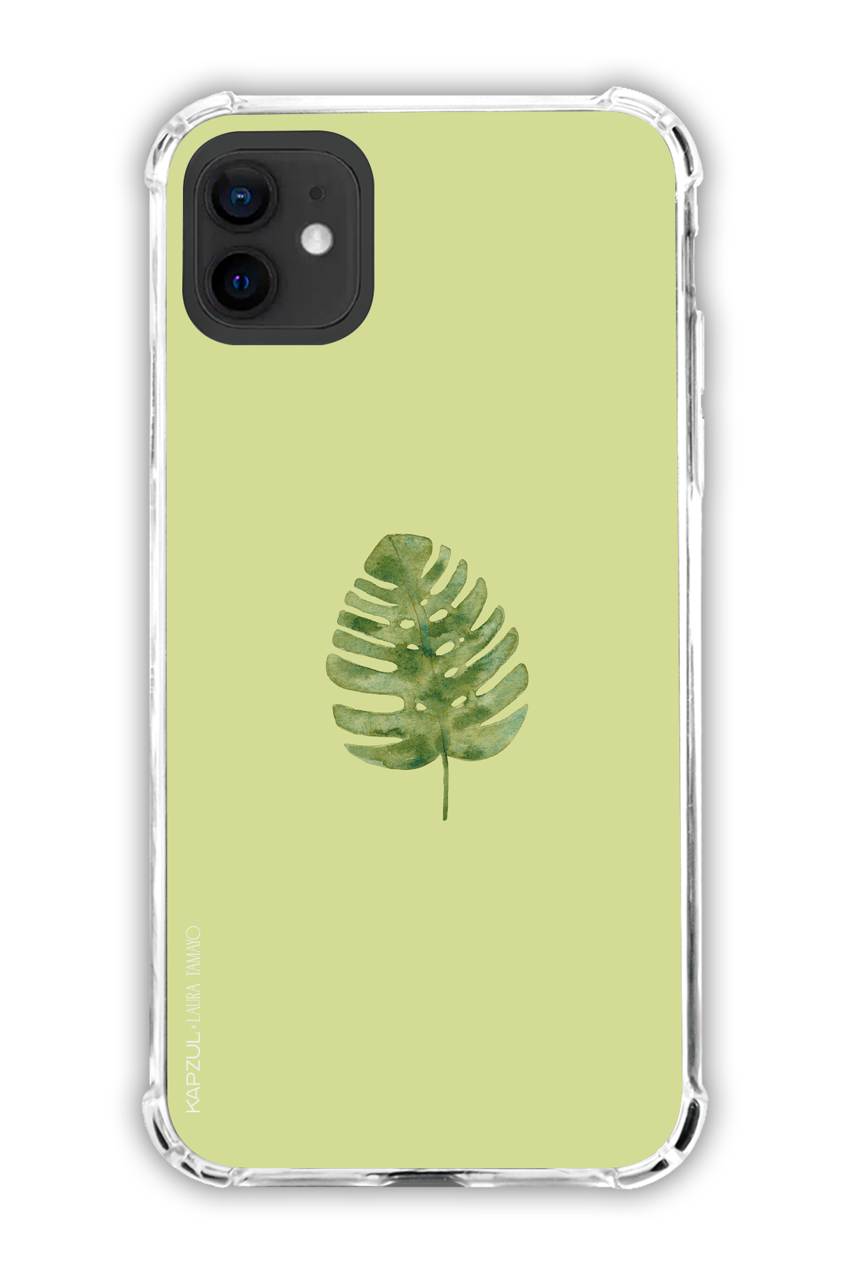 Green - Simple Design – Plants Case - iPhone 12 - Transparent Case