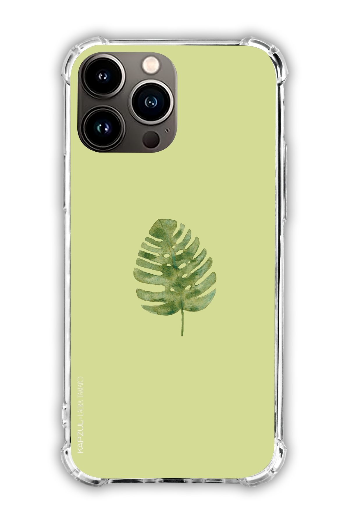 Green - Simple Design – Plants Case - iPhone 16 Pro Max - Transparent Case