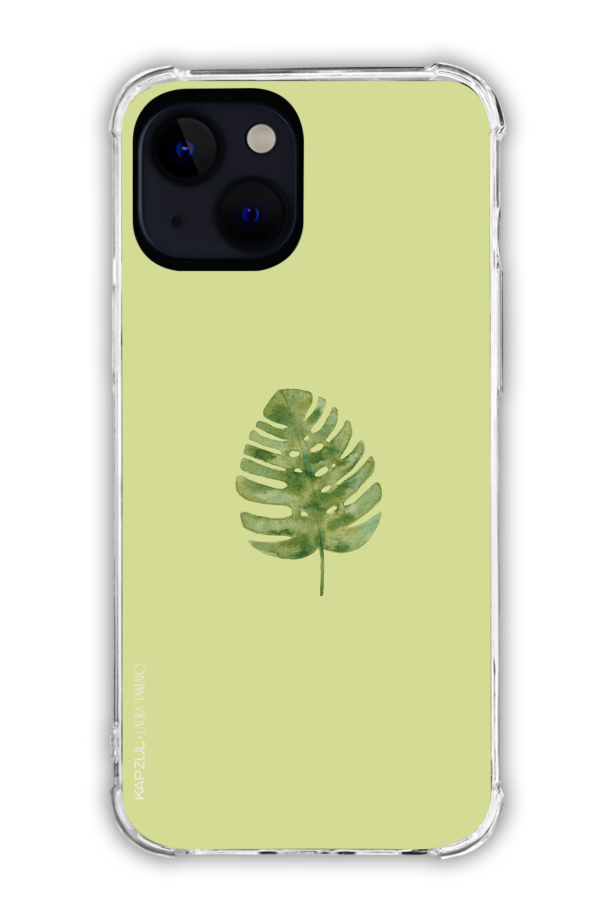 Green - Simple Design – Plants Case - iPhone 13 - Transparent Case