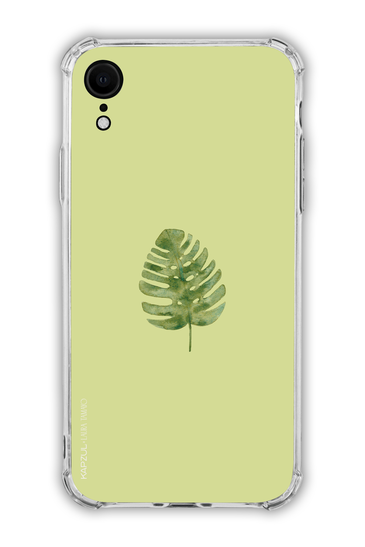 Green - Simple Design – Plants Case - iPhone XR - Transparent Case