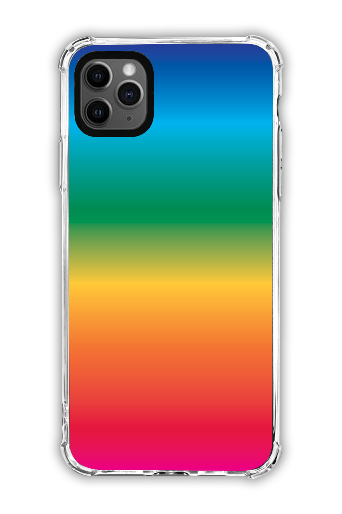 Rainbow - The Edgy One Collection - iPhone 11 Pro Max - Transparent Case