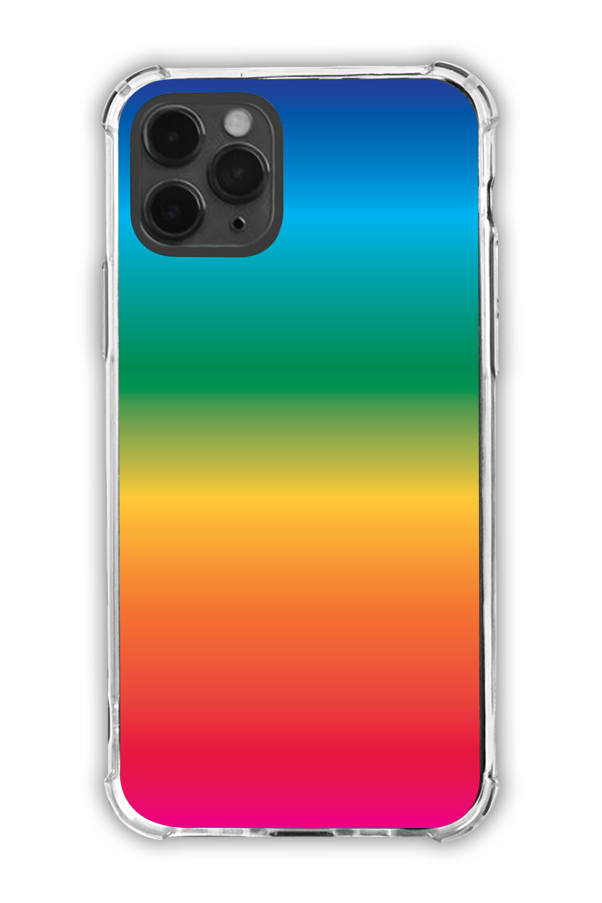 Rainbow - The Edgy One Collection - iPhone 11 Pro - Transparent Case
