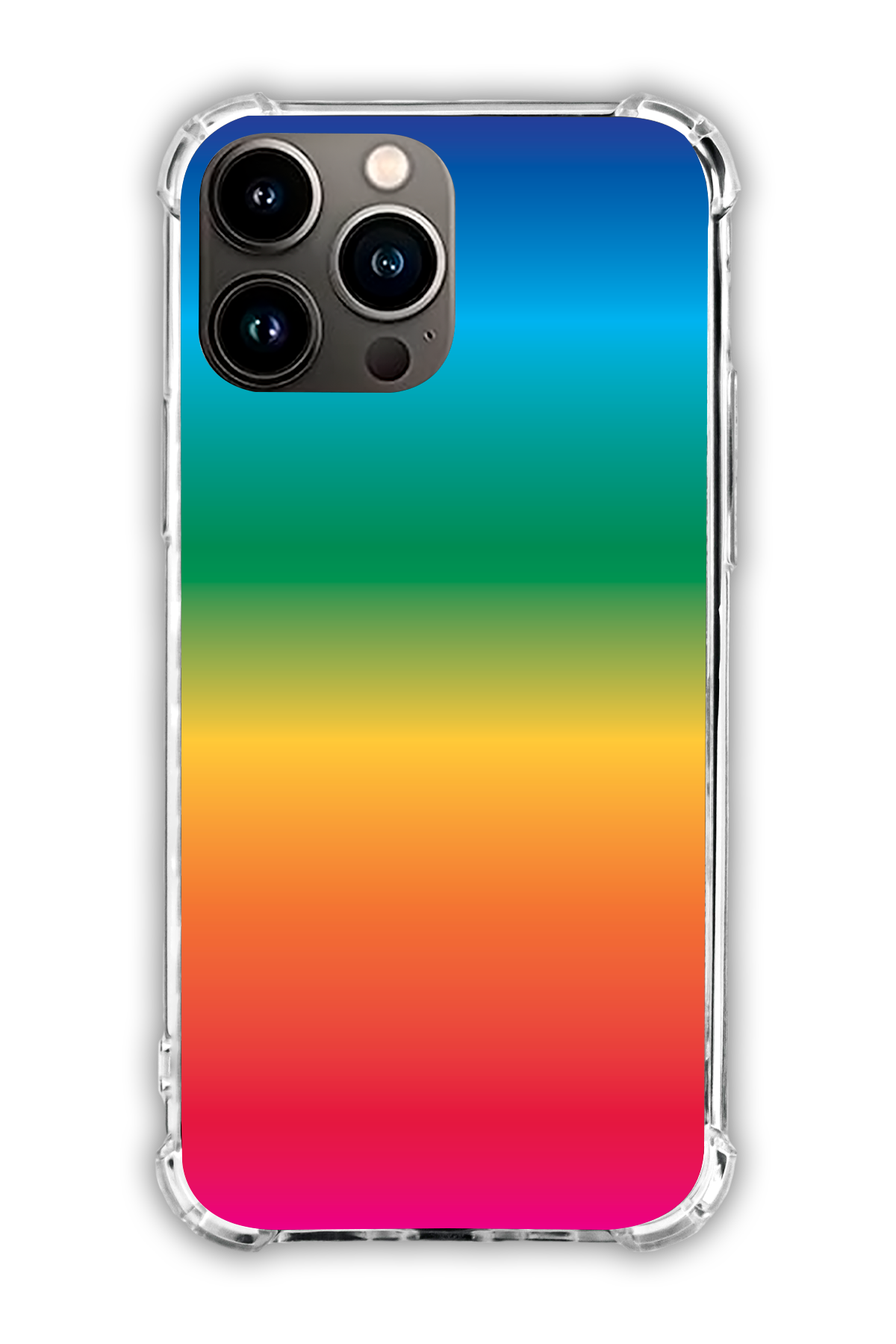 Rainbow - The Edgy One Collection - iPhone 13 Pro Max - Transparent Case
