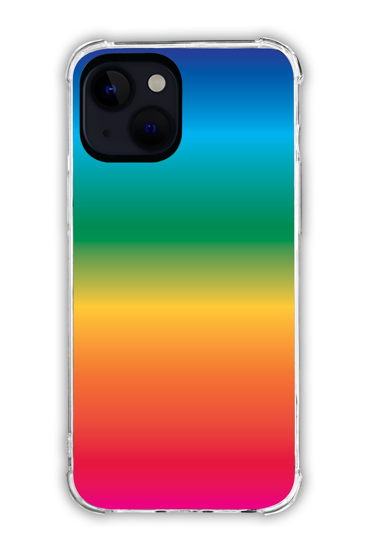 Rainbow - The Edgy One Collection - iPhone 13 - Transparent Case