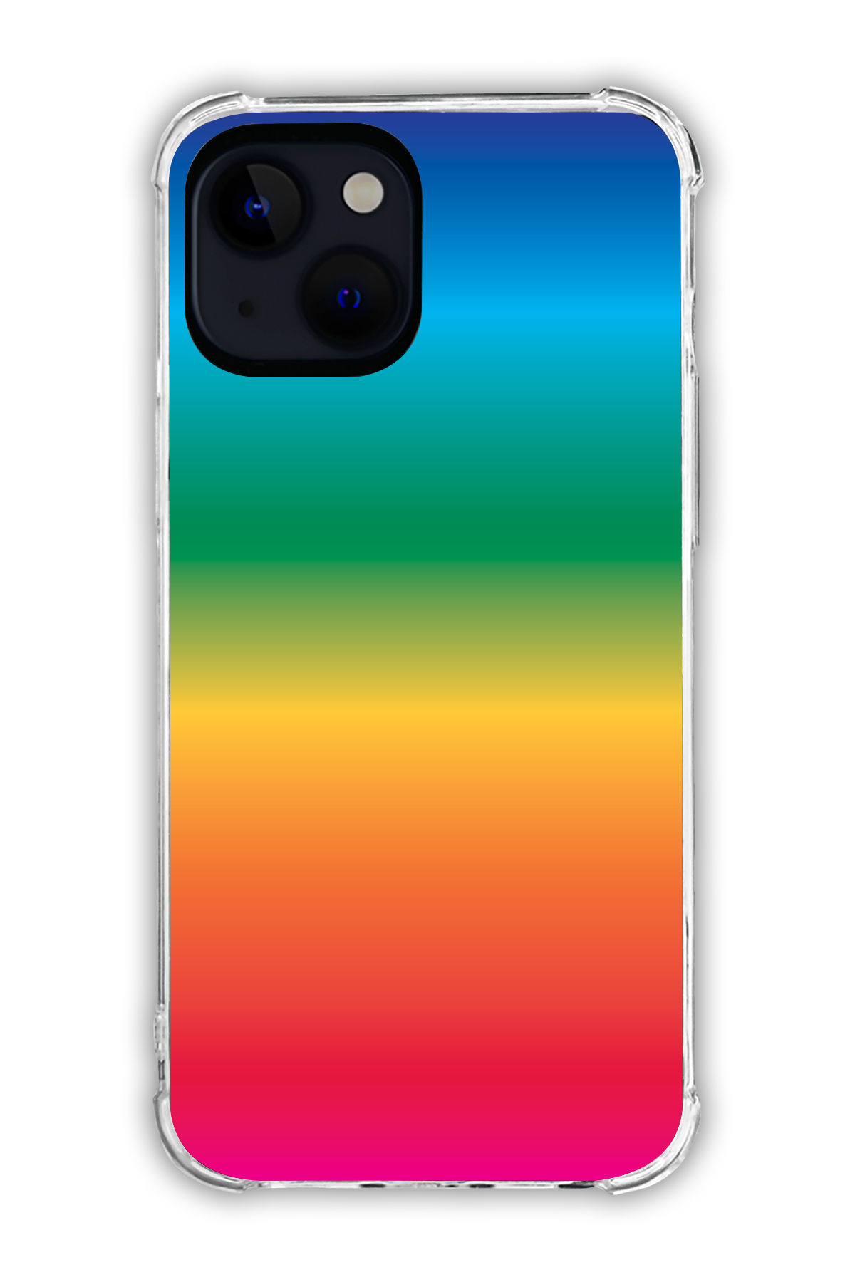 Rainbow - The Edgy One Collection - iPhone 15 Plus - Transparent Case