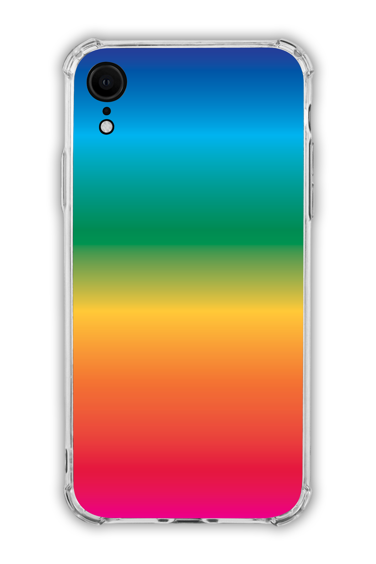 Rainbow - The Edgy One Collection - iPhone XR - Transparent Case