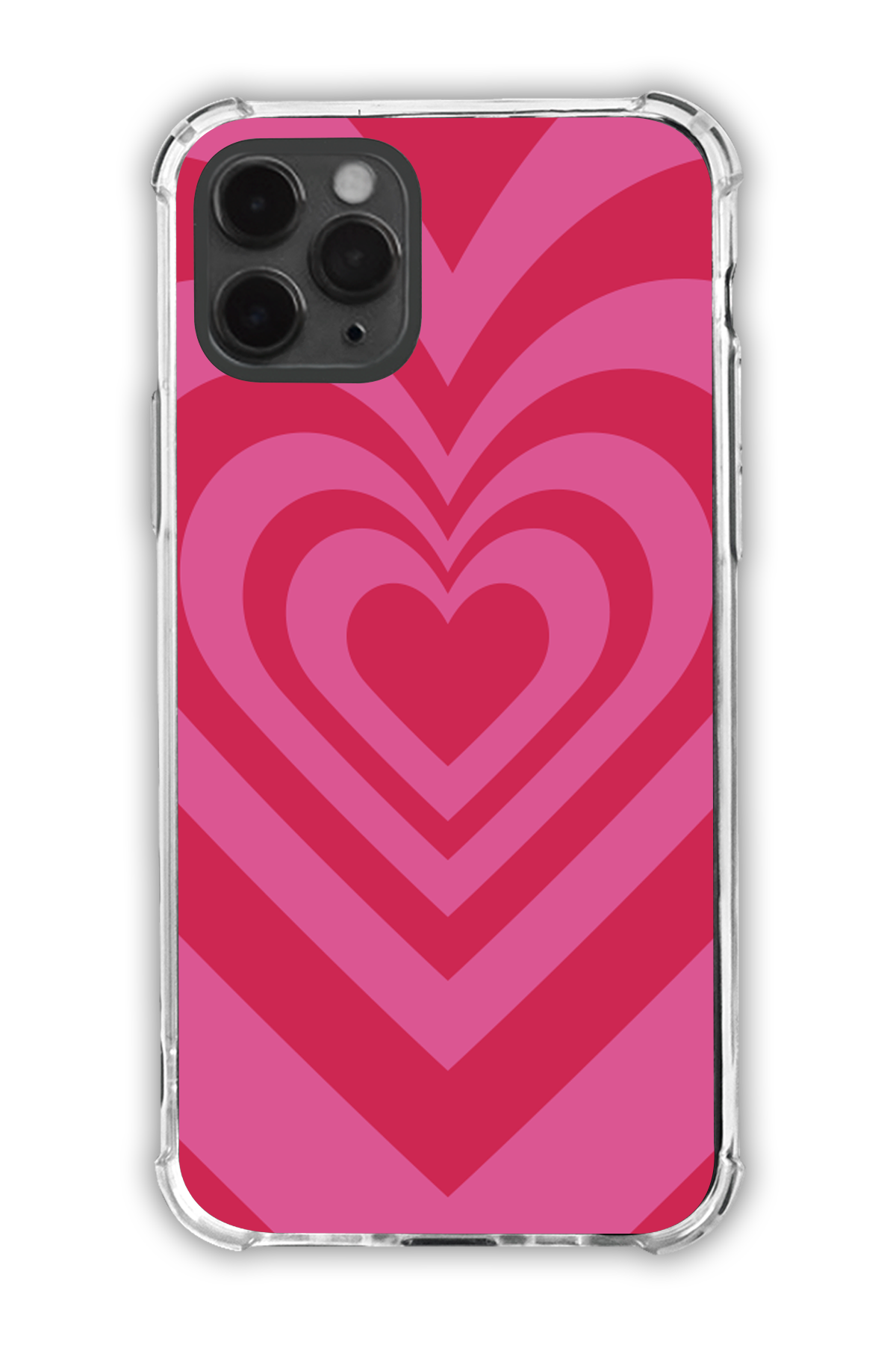 Pink - Valentine's Daycase - iPhone 11 Pro Max - Transparent Case