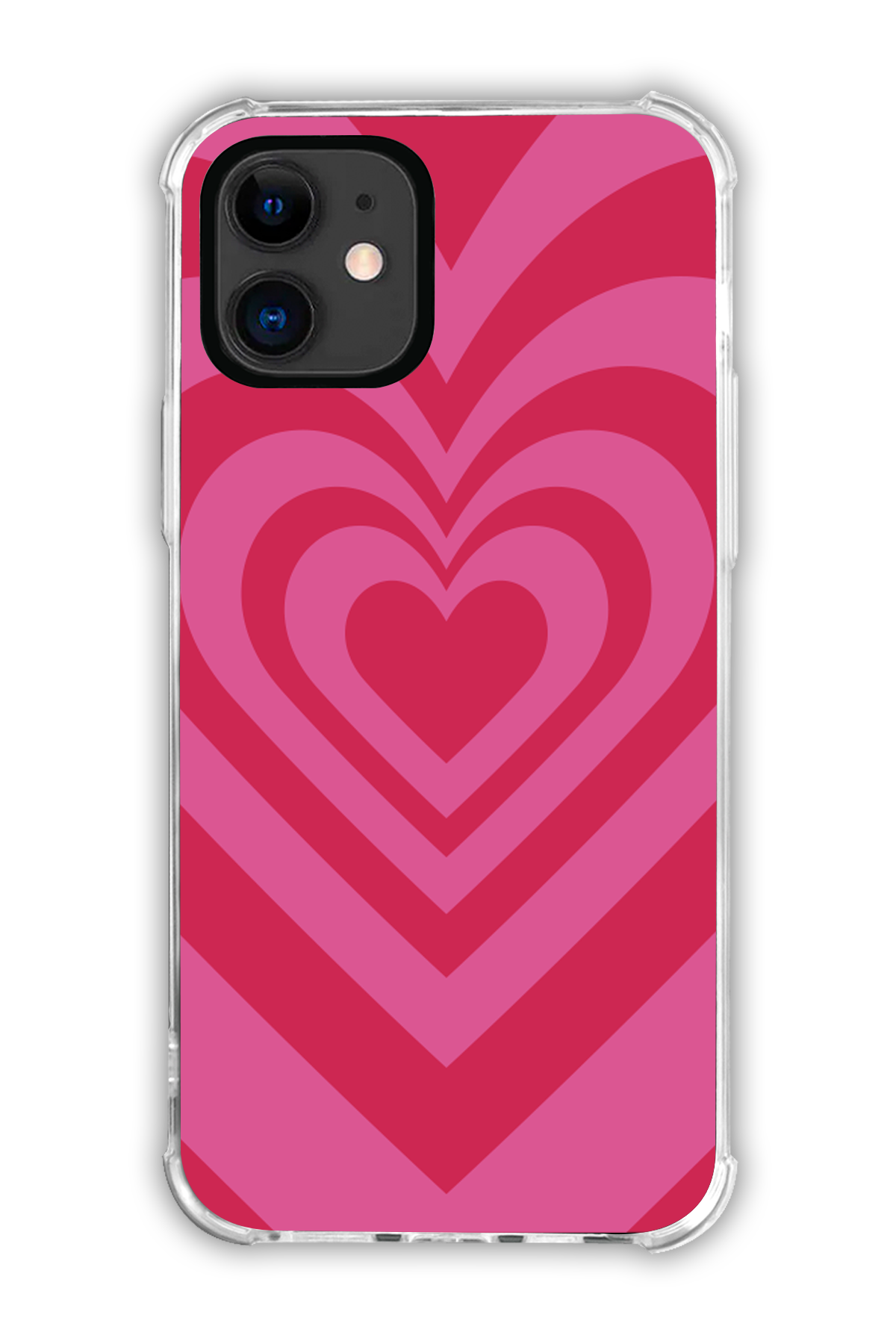 Pink - Valentine's Daycase - iPhone 11 - Transparent Case