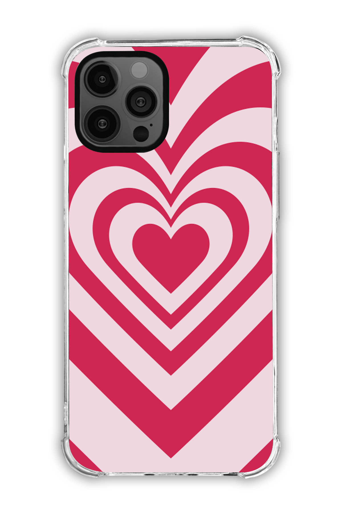 White - Valentine's Daycase - iPhone 12 Pro Max - Transparent Case