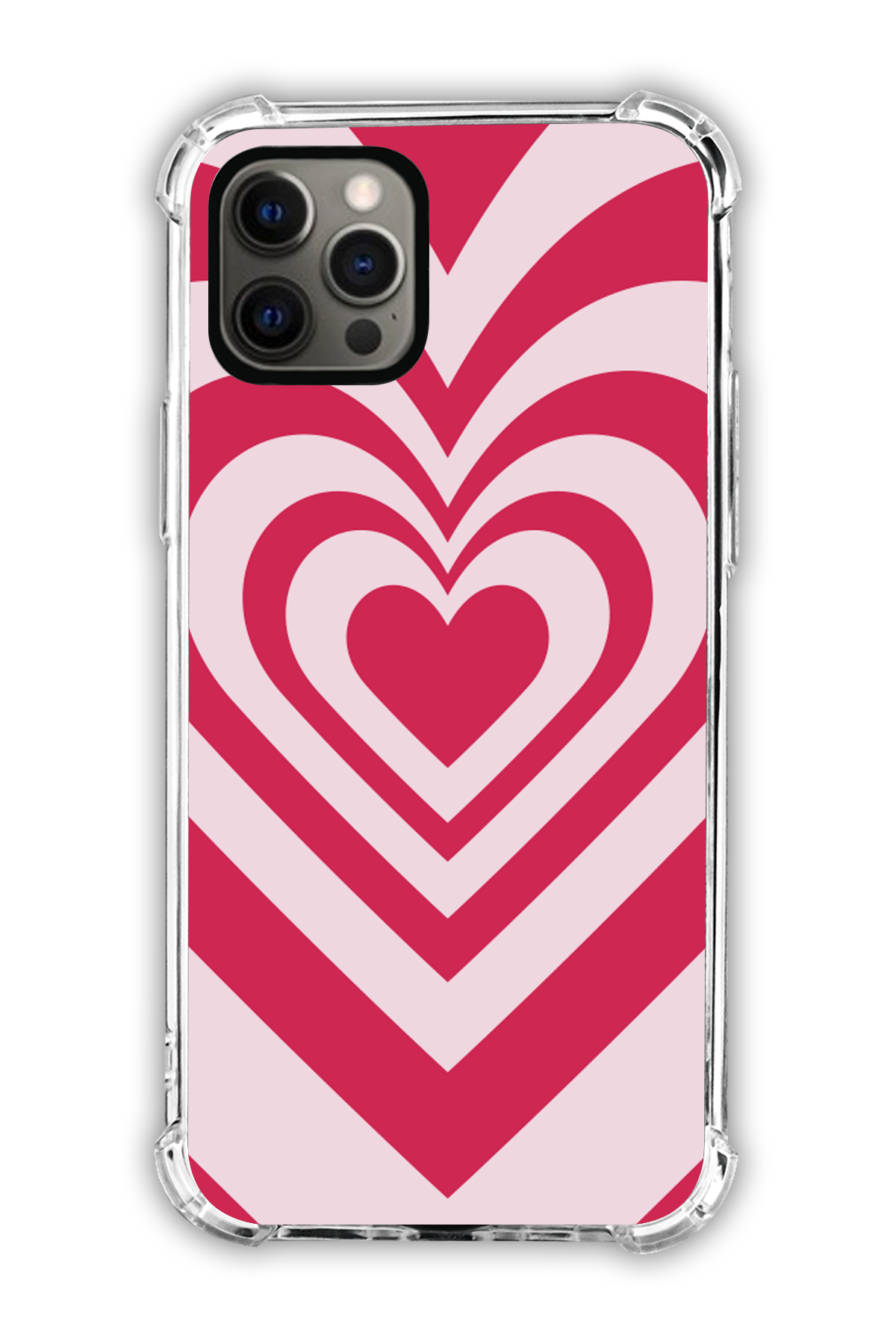 White - Valentine's Daycase - iPhone 12 Pro - Transparent Case