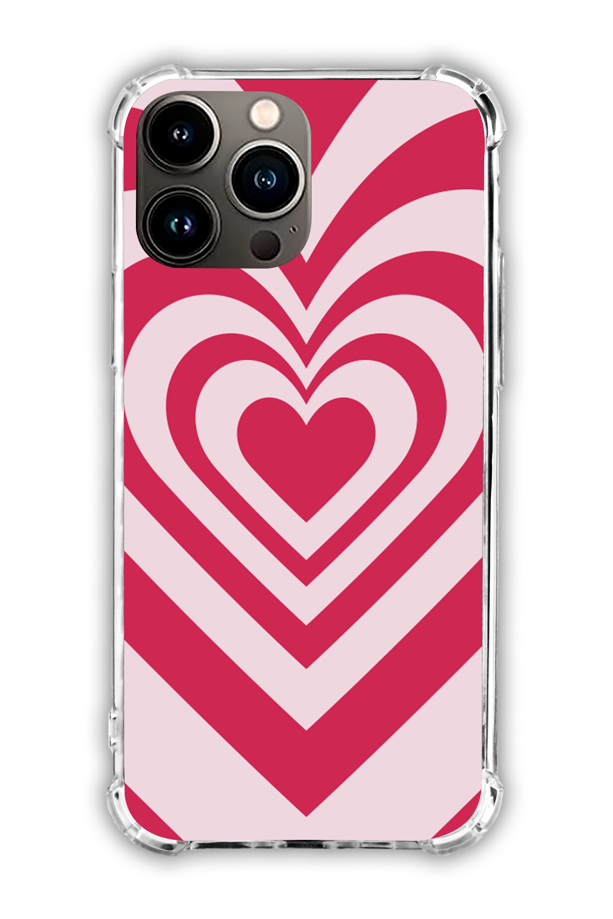 White - Valentine's Daycase - iPhone 15 Pro Max - Transparent Case