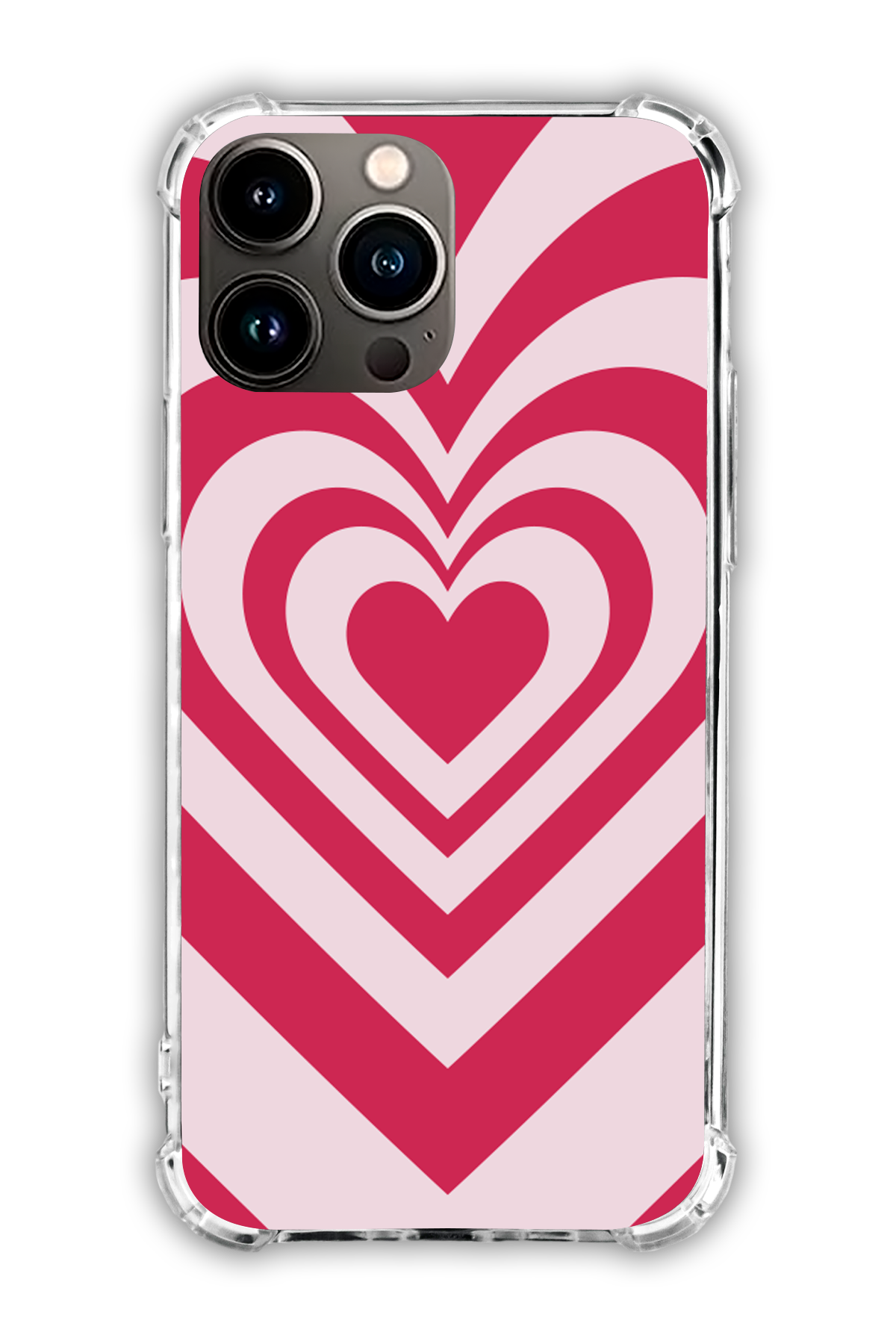 White - Valentine's Daycase - iPhone 15 Pro - Transparent Case