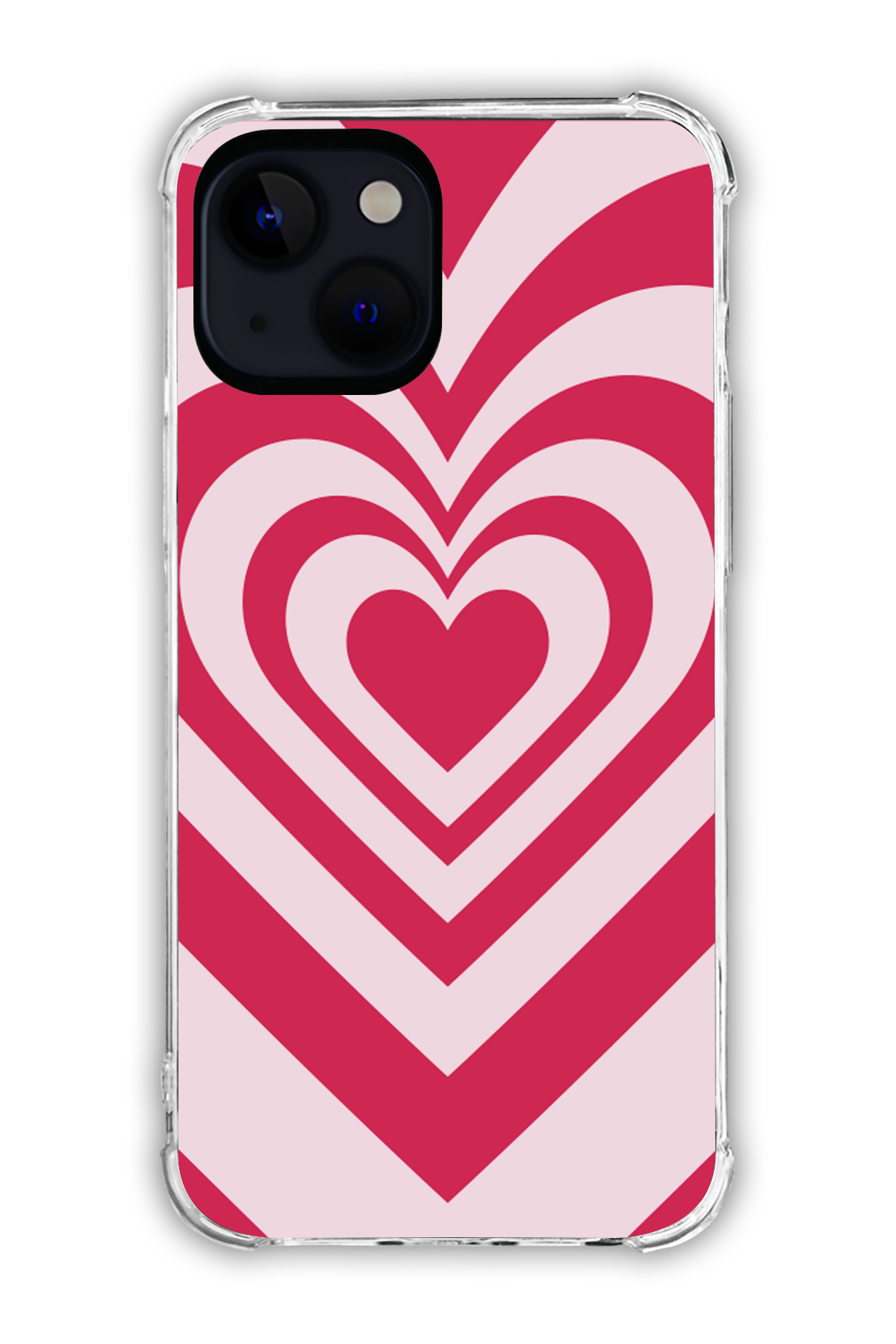 White - Valentine's Daycase - iPhone 13 - Transparent Case