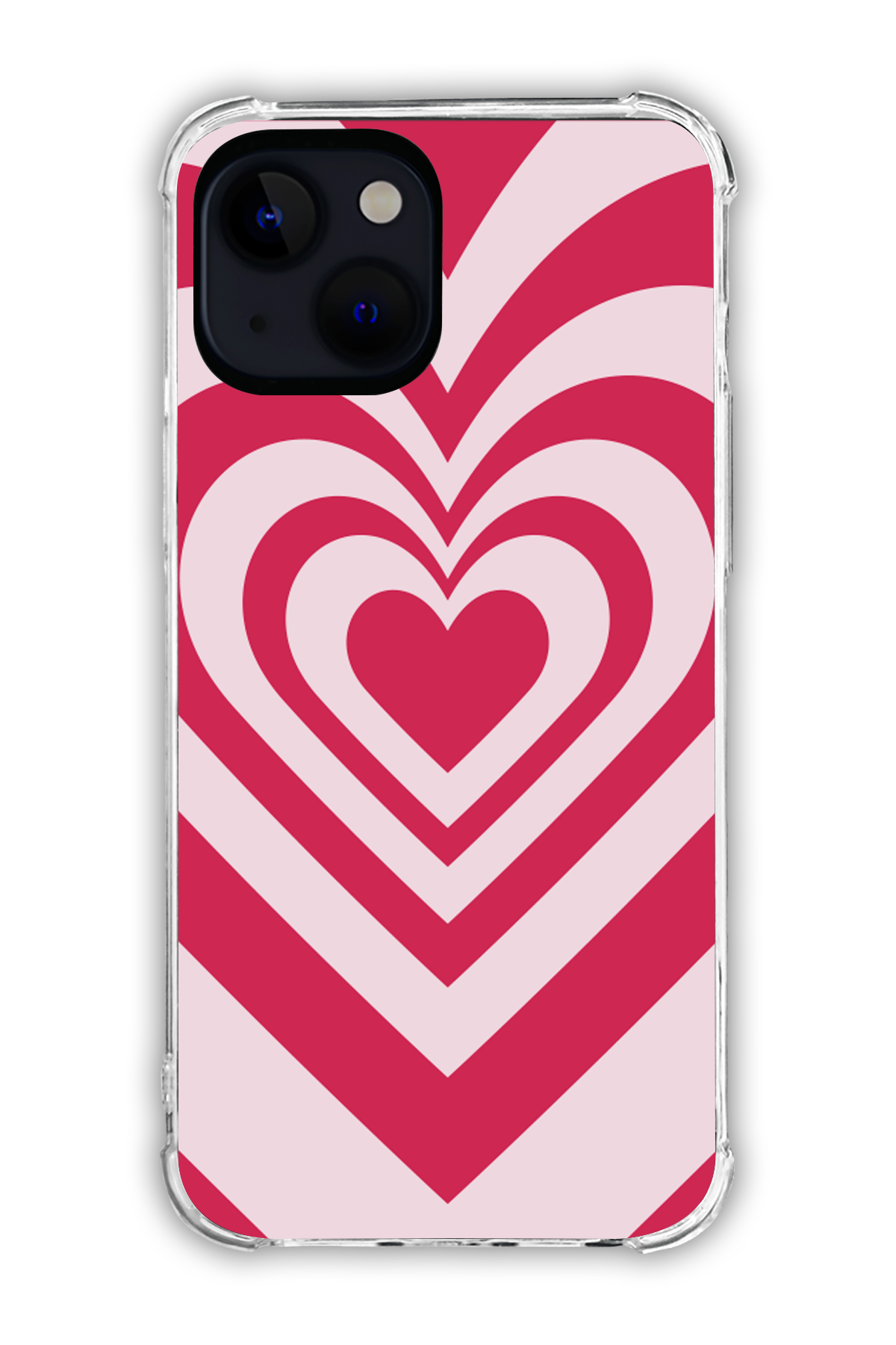 White - Valentine's Daycase - iPhone 15 Plus - Transparent Case