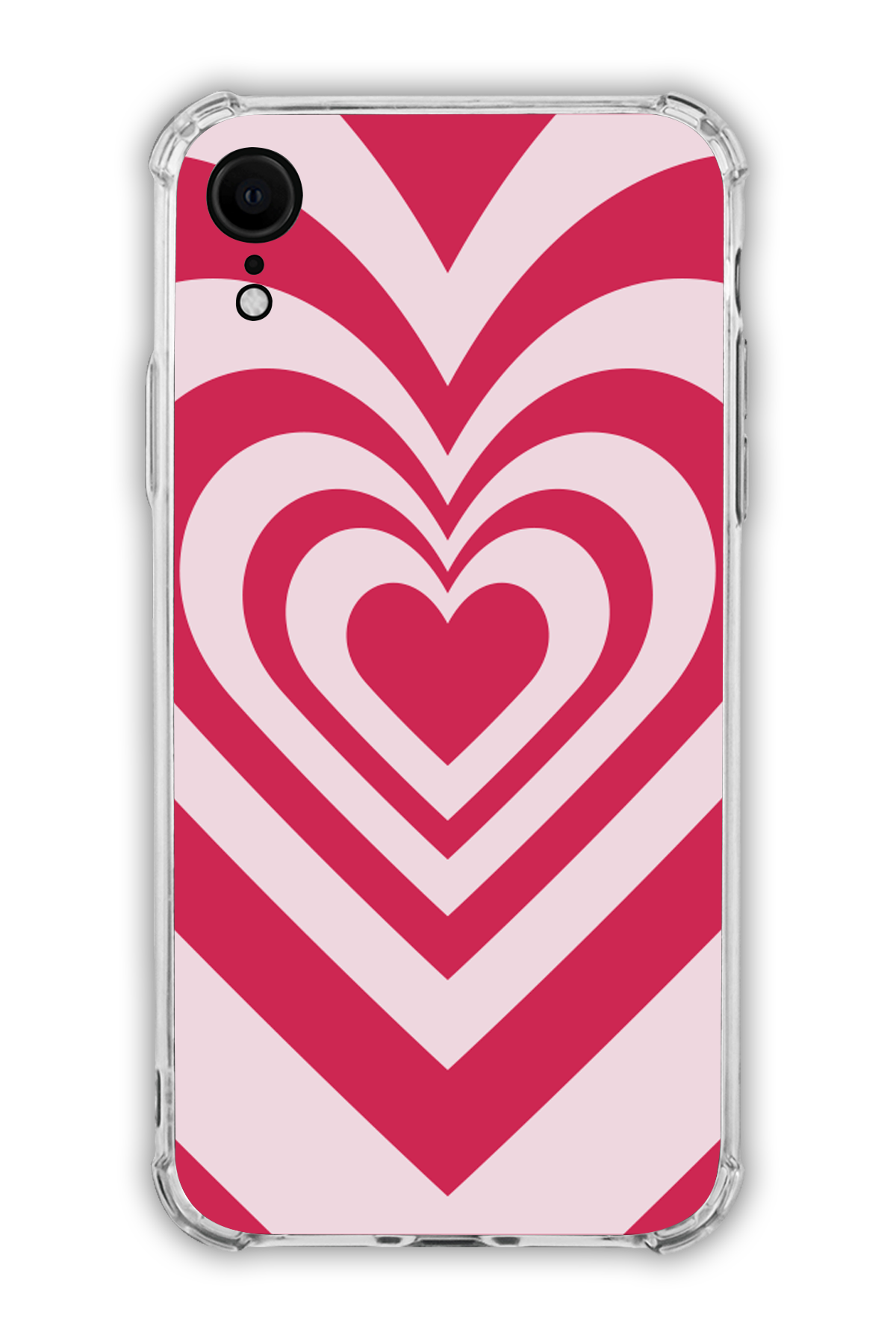 White - Valentine's Daycase - iPhone XR - Transparent Case