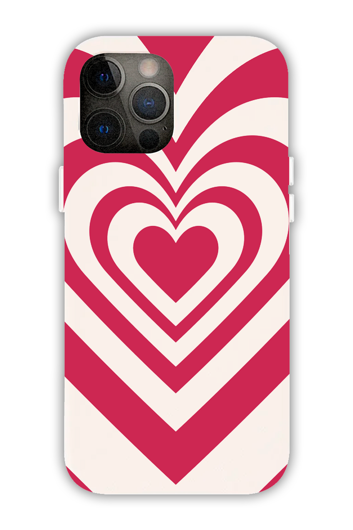 White - Valentine's Daycase - iPhone 12 Pro Max - Leather Case