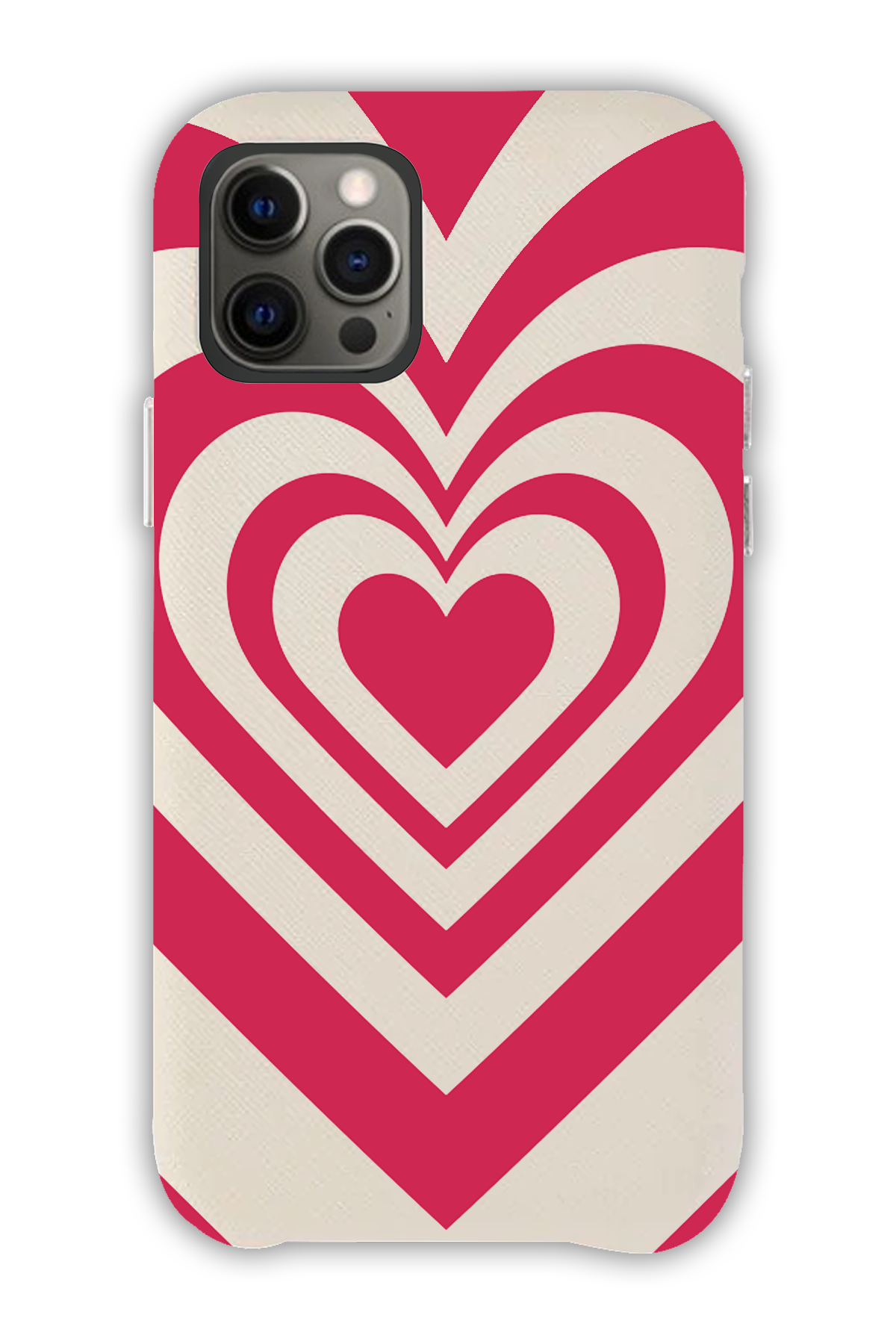 White - Valentine's Daycase - iPhone 12 Pro - Leather Case