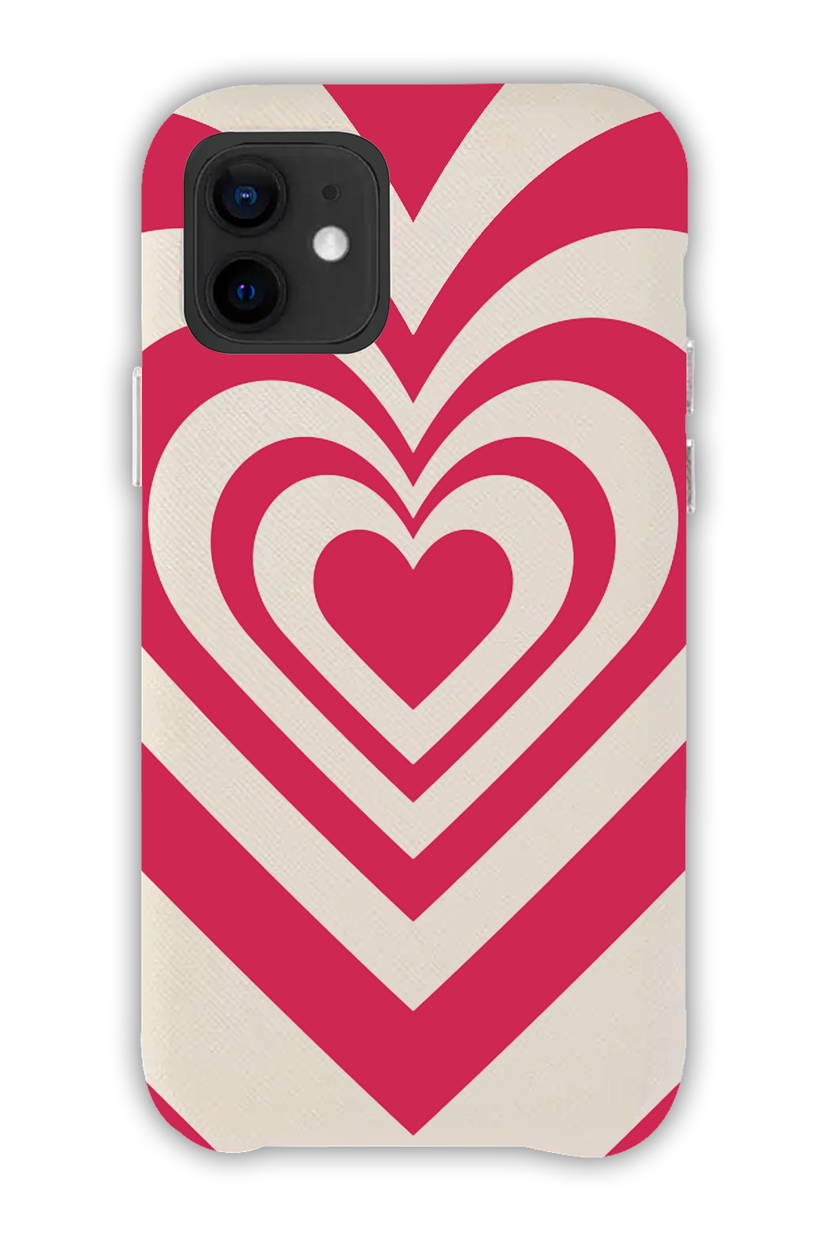 White - Valentine's Daycase - iPhone 12 - Leather Case