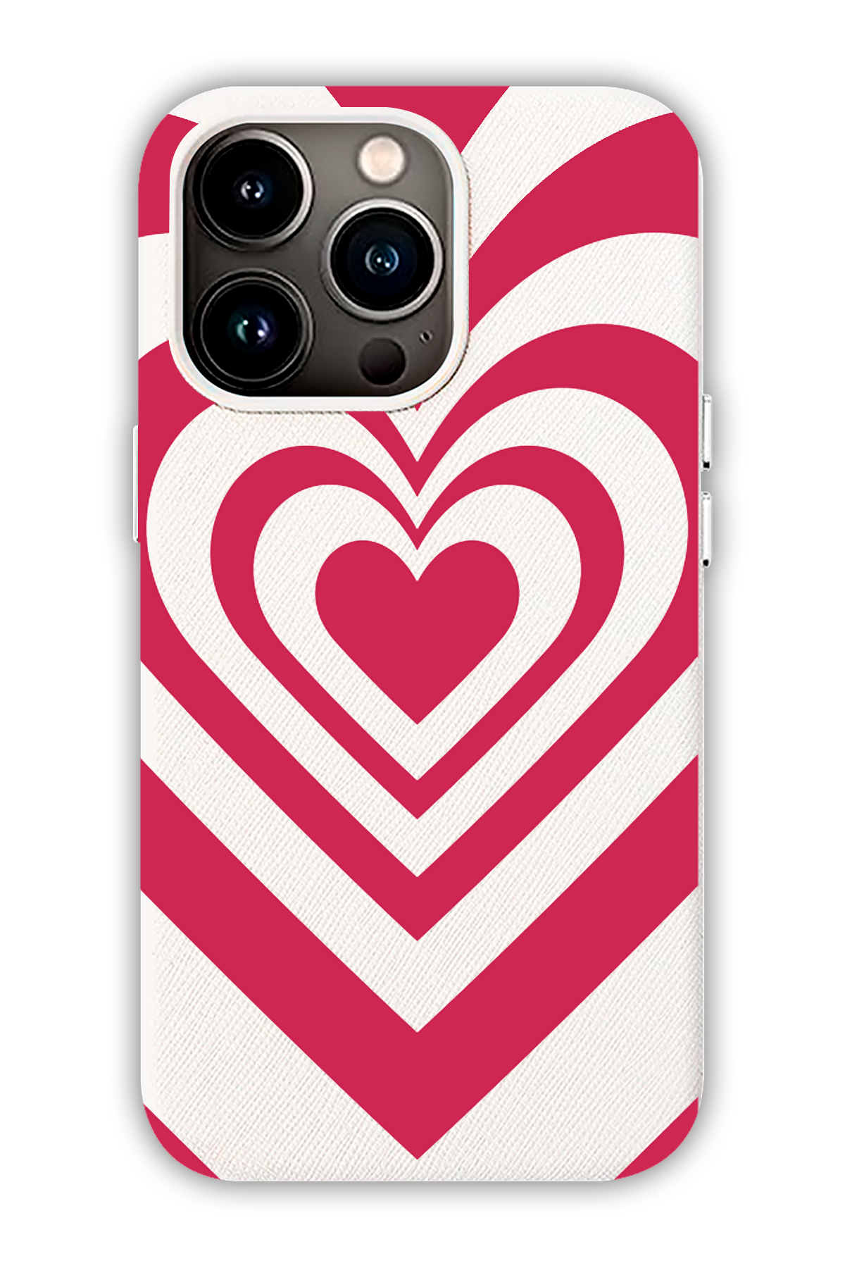 White - Valentine's Daycase - iPhone 13 Pro - Leather Case