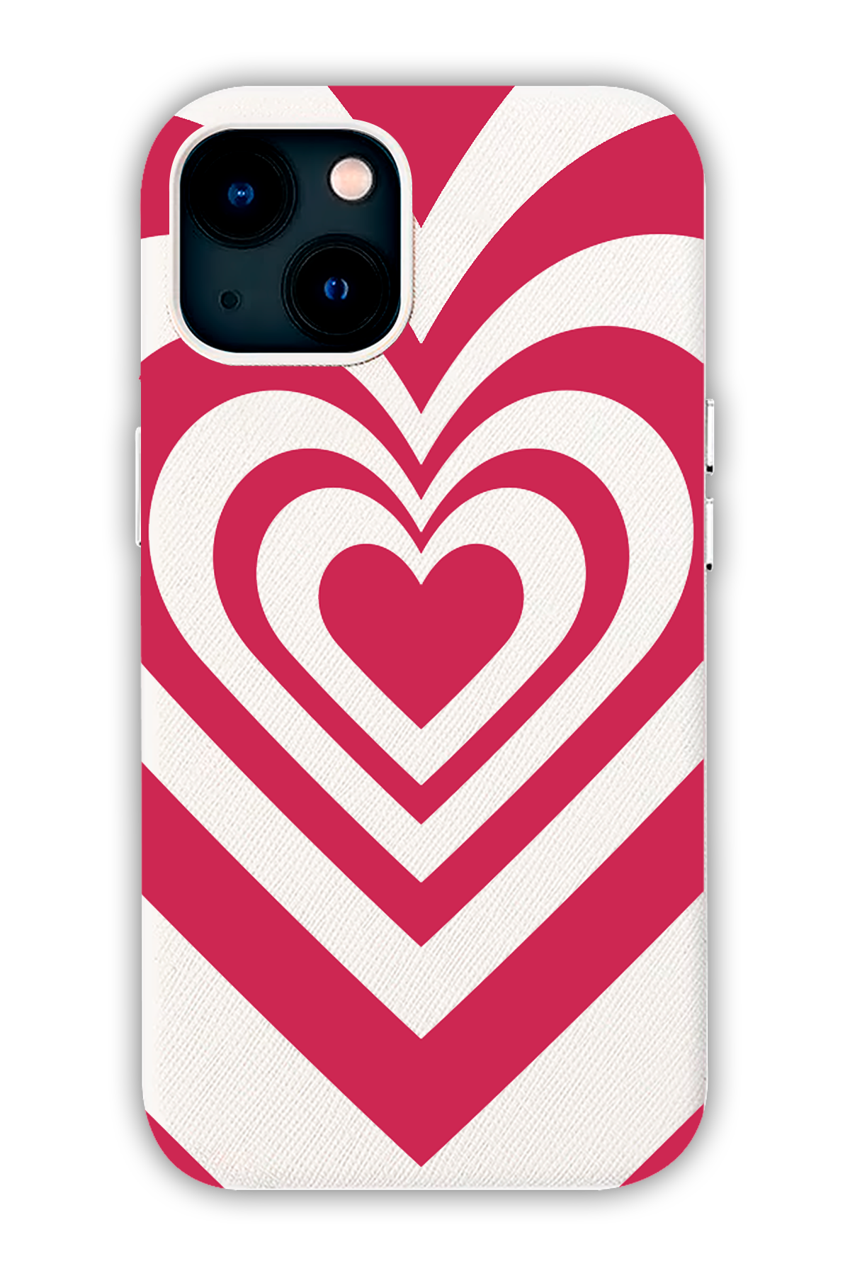 White - Valentine's Daycase - iPhone 13 - Leather Case